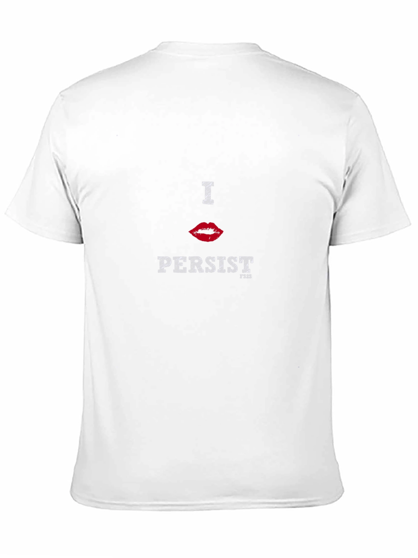 Black I Lips Persist T-Shirt - Statement Tee view 11