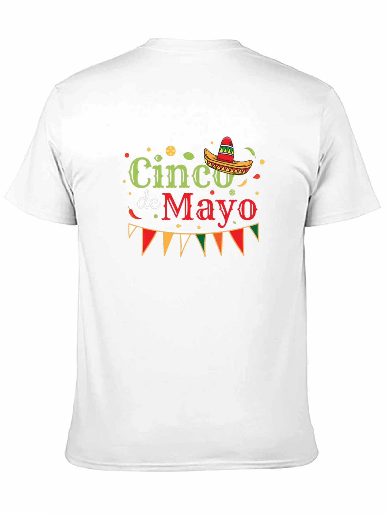 Black Cinco de Mayo Graphic T-Shirt - Black view 11