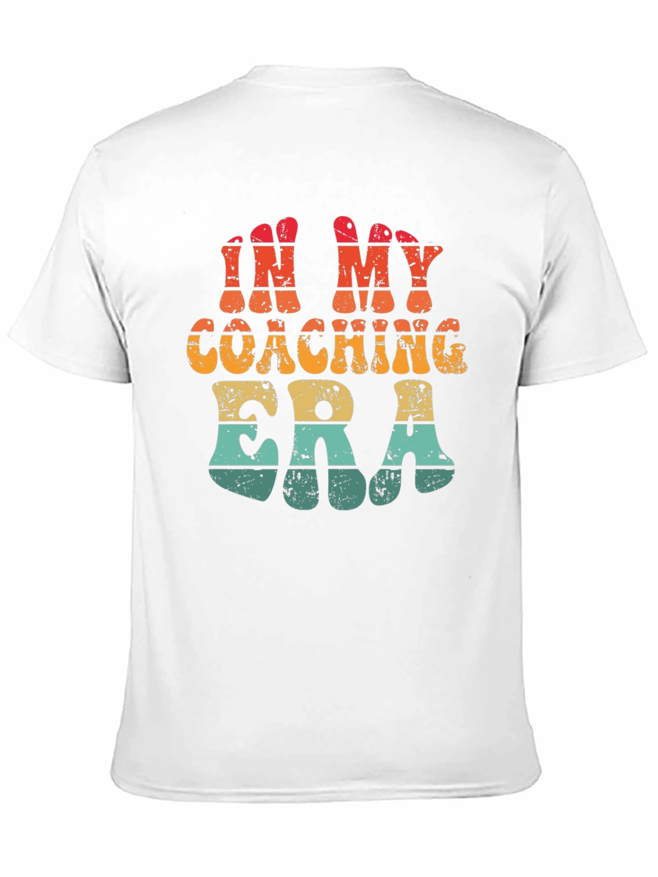 Black In My Coaching Era Retro Graphic T-Shirt view 11