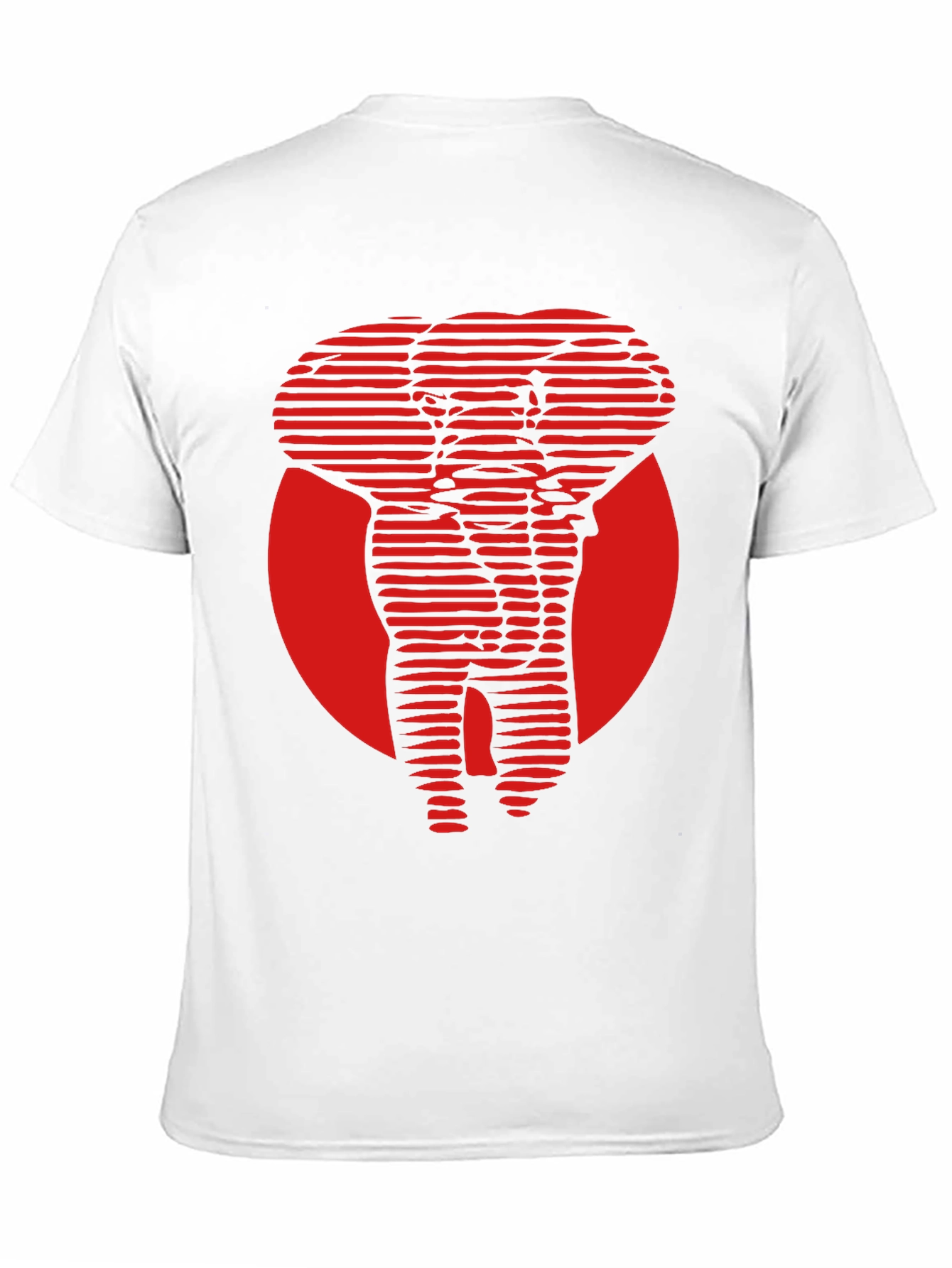 Black Red Elephant Graphic Tee - Cool Stylish Design view 11
