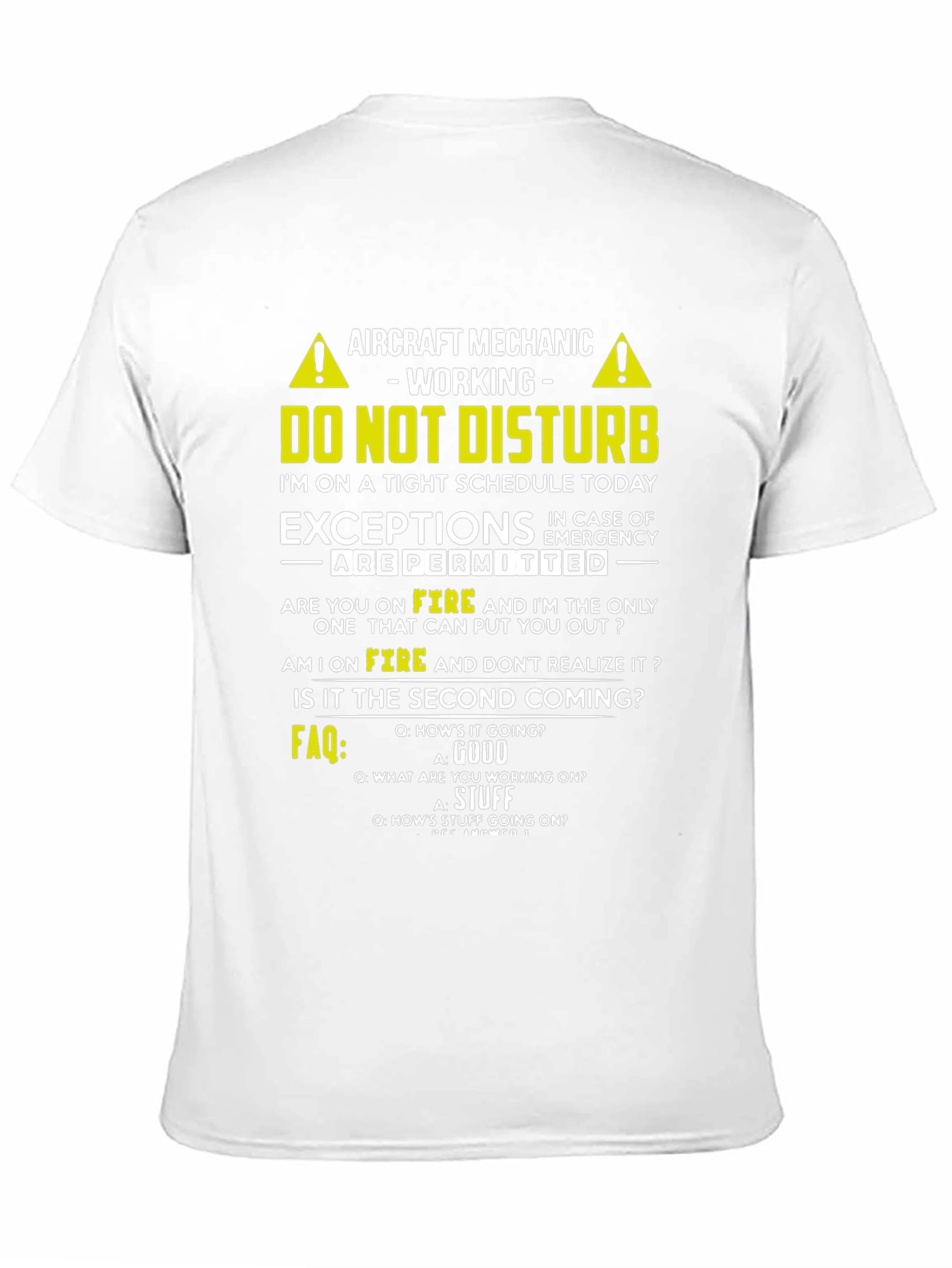 Aircraft Mechanic T-Shirt - Do Not Disturb - 11