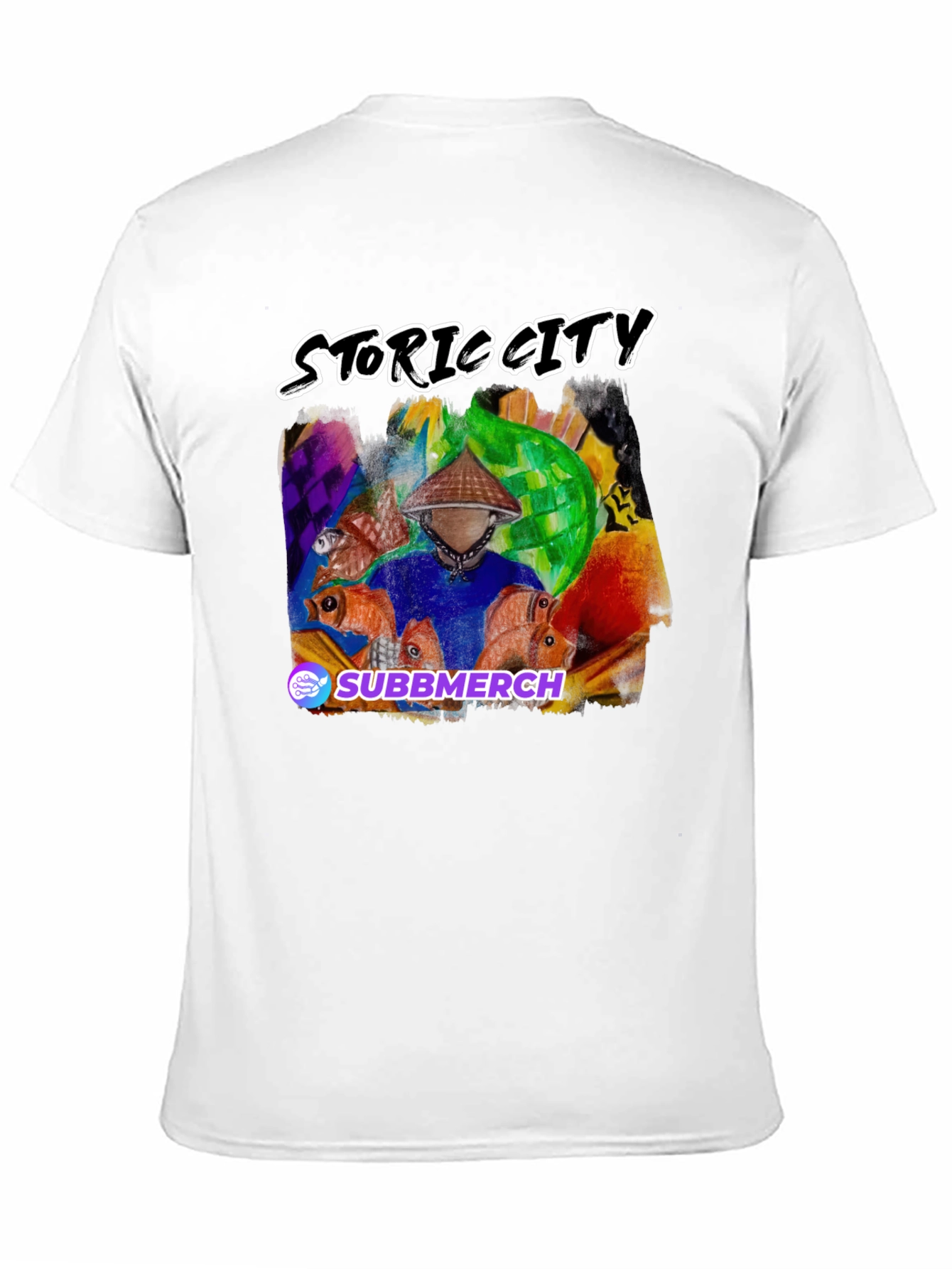 Black Storig City Graphic Tee - Unique Design view 11