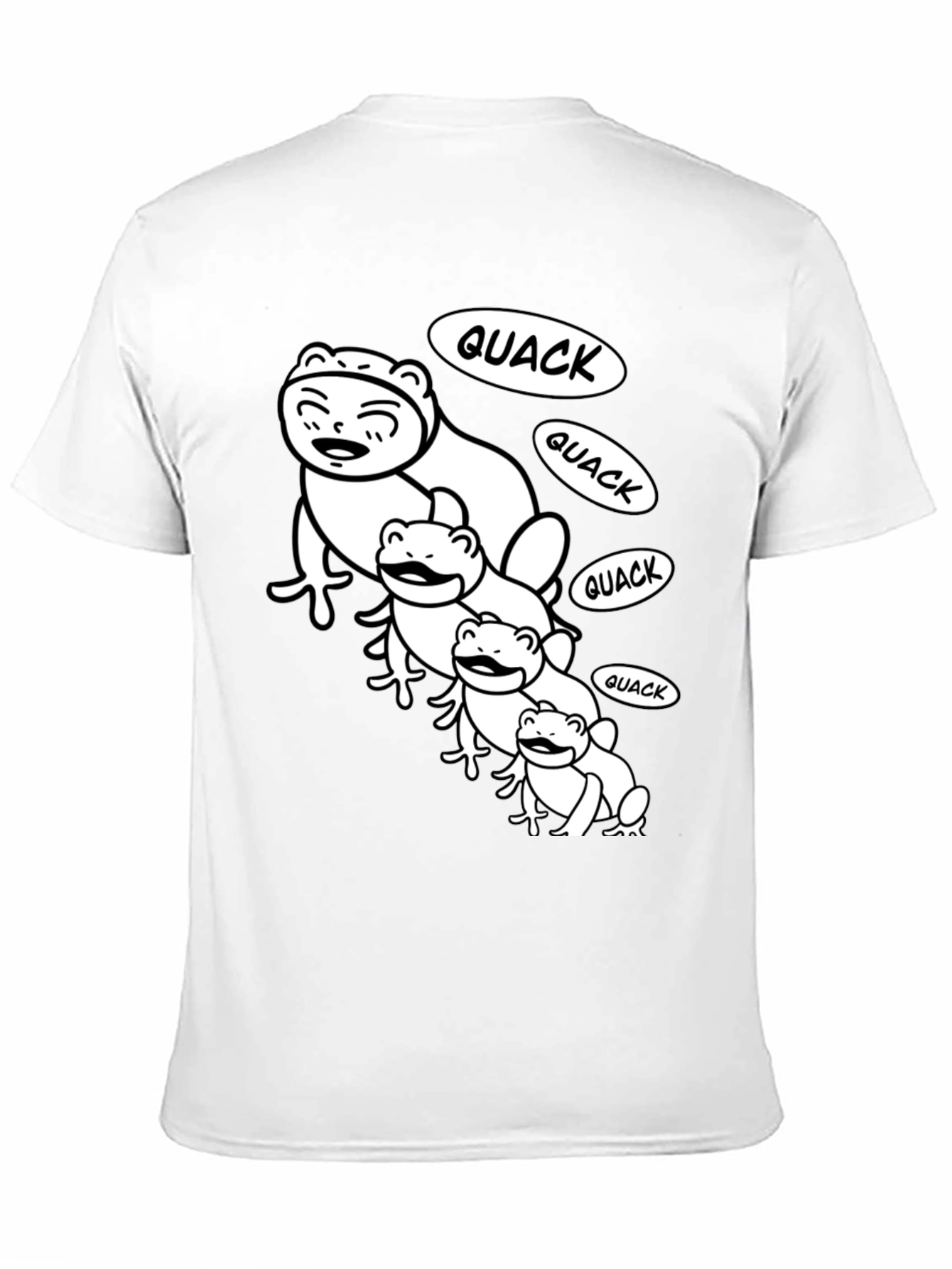 Black Quack Family Black T-Shirt view 11