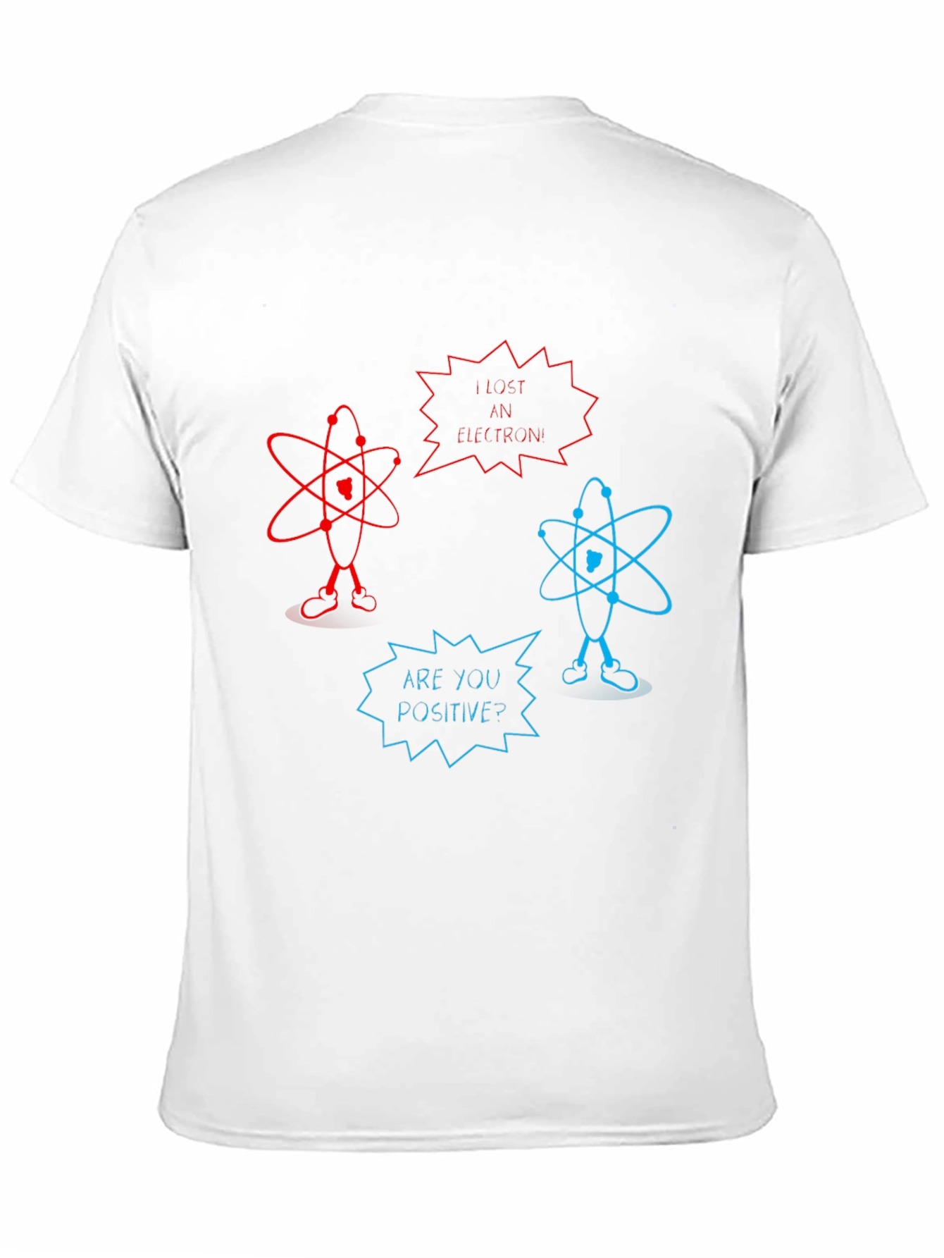 Black Funny Science Pun T-Shirt - Lost an Electron? view 11