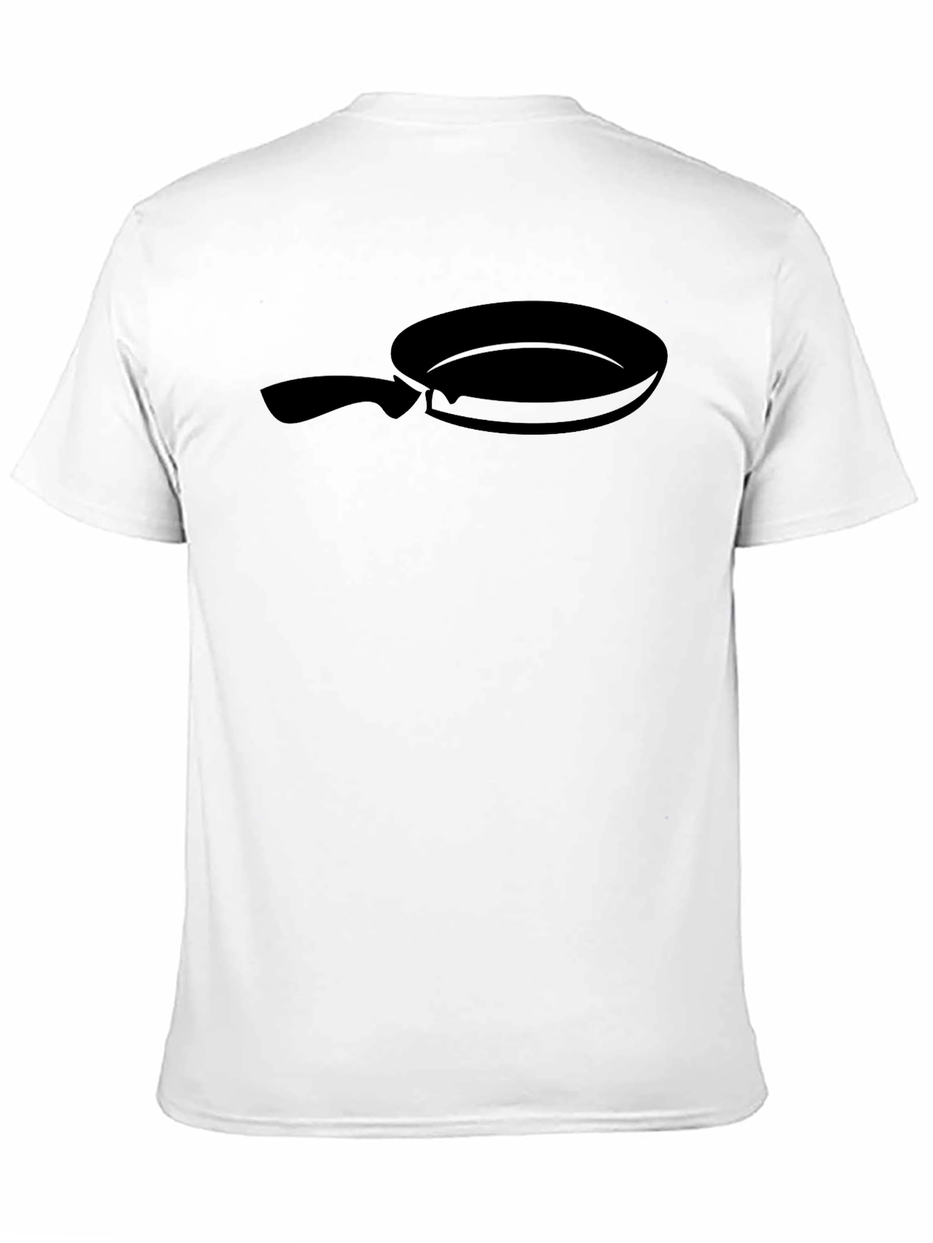 Black Black Frying Pan Graphic Tee - Culinary Fun! view 11