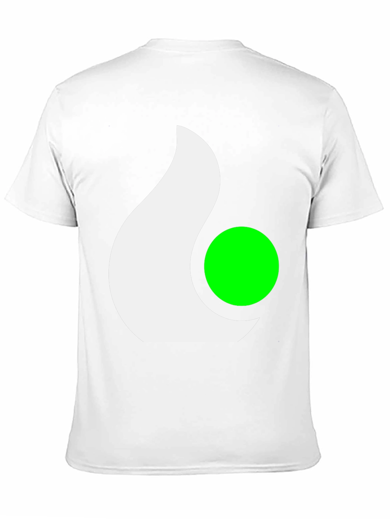 Black Abstract Graphic Tee - Casual Black T-Shirt view 11