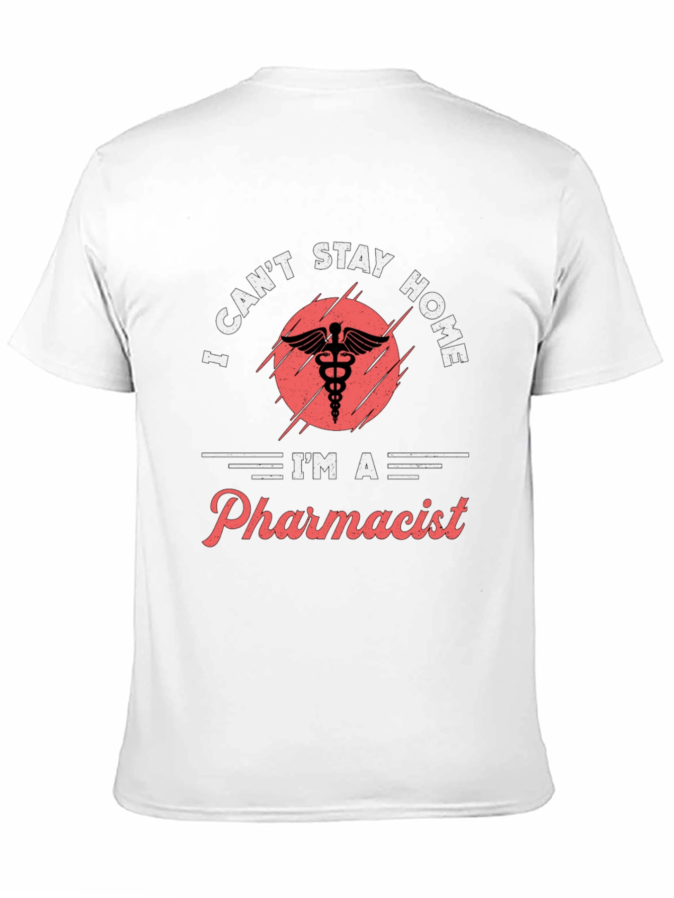 Black Pharmacist T-Shirt - I Can't Stay Home view 11
