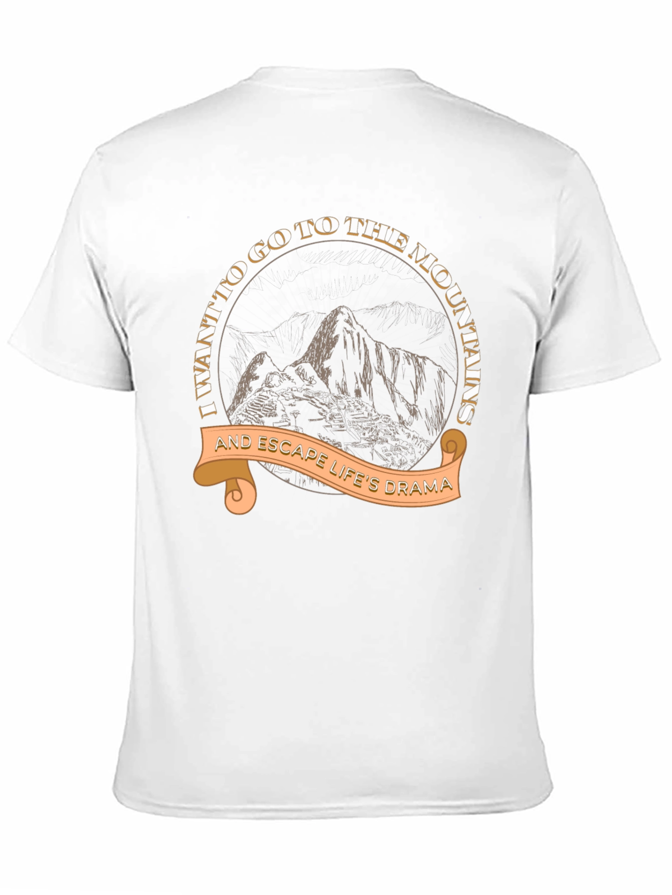 Black Mountain Escape Black T-Shirt view 11