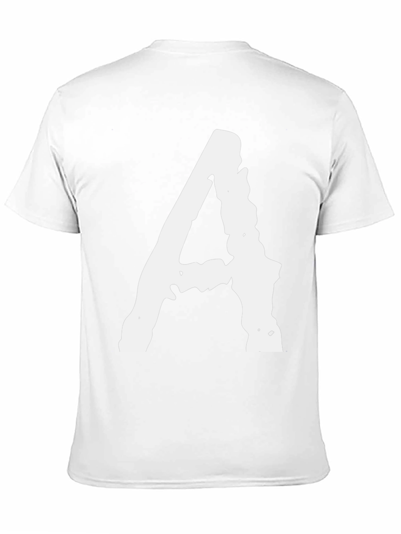 Black Bold Letter A Graphic Tee - Casual Comfort view 11