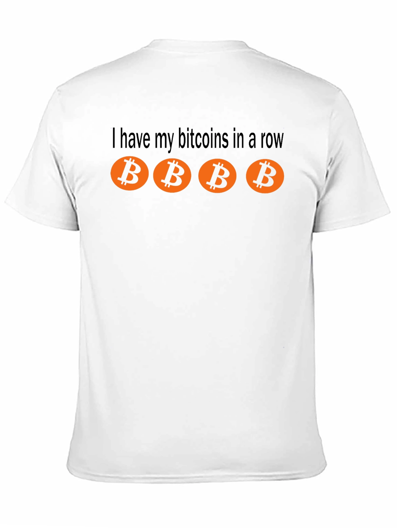 Black Bitcoin Cryptocurrency Graphic Tee - Black view 11