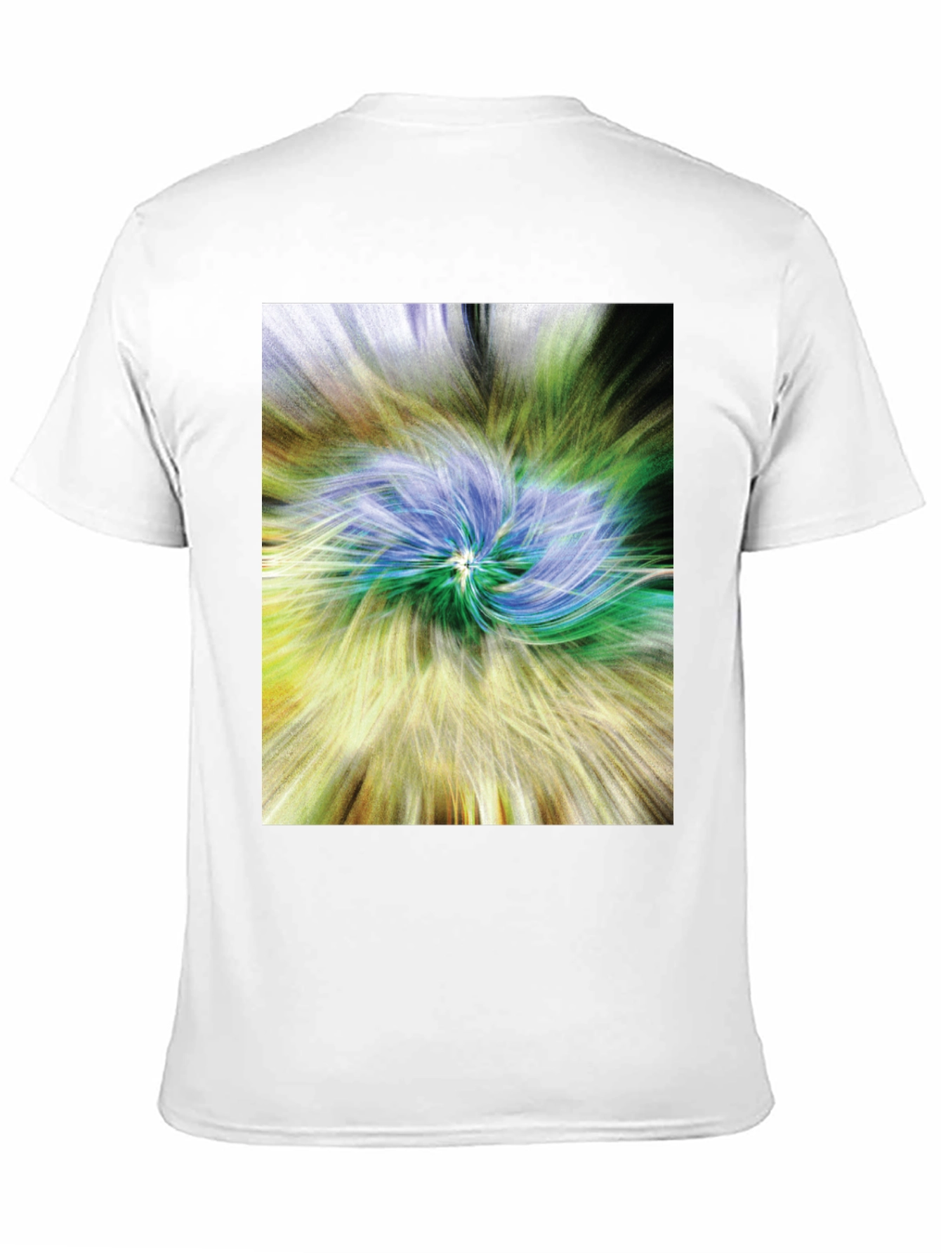 Black Abstract Swirl Graphic Tee - Black view 11