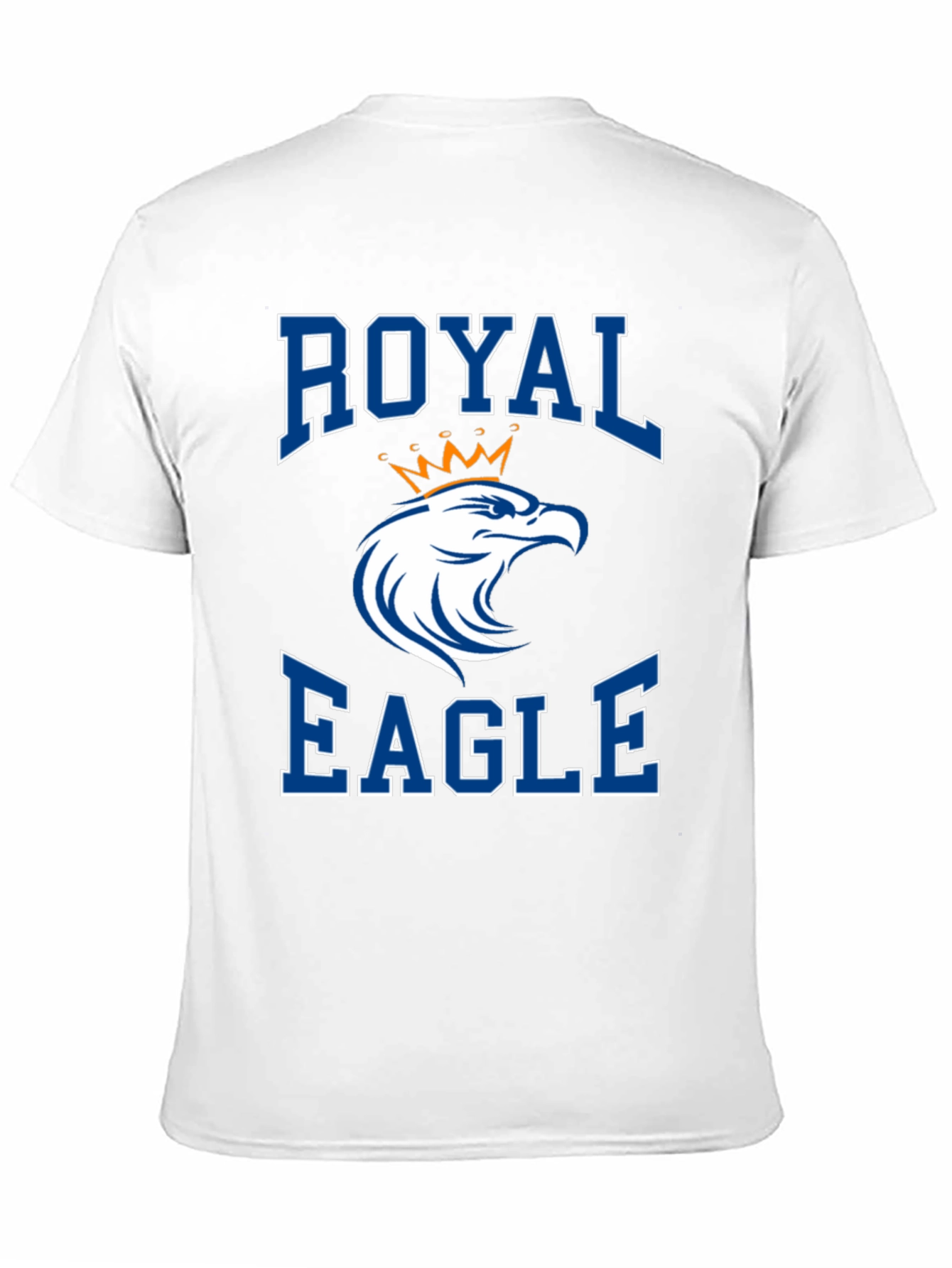 Royal Eagle Graphic Tee - Black Cotton Blend - 11