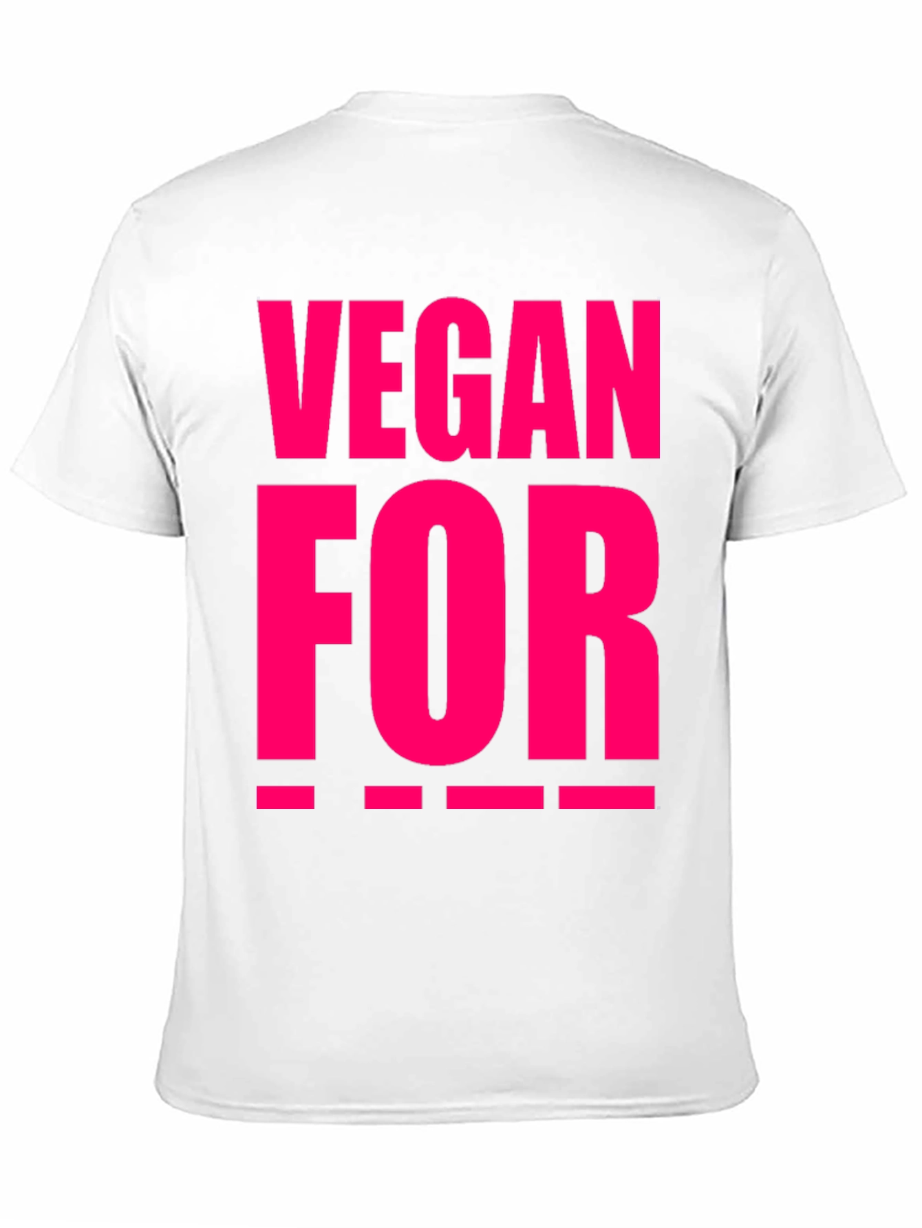 Black Vegan For ___ T-Shirt view 11
