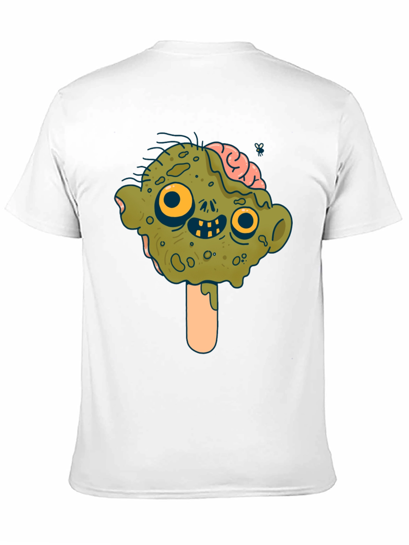 Black Zombie Ice Cream T-Shirt - Brain Freeze! view 11