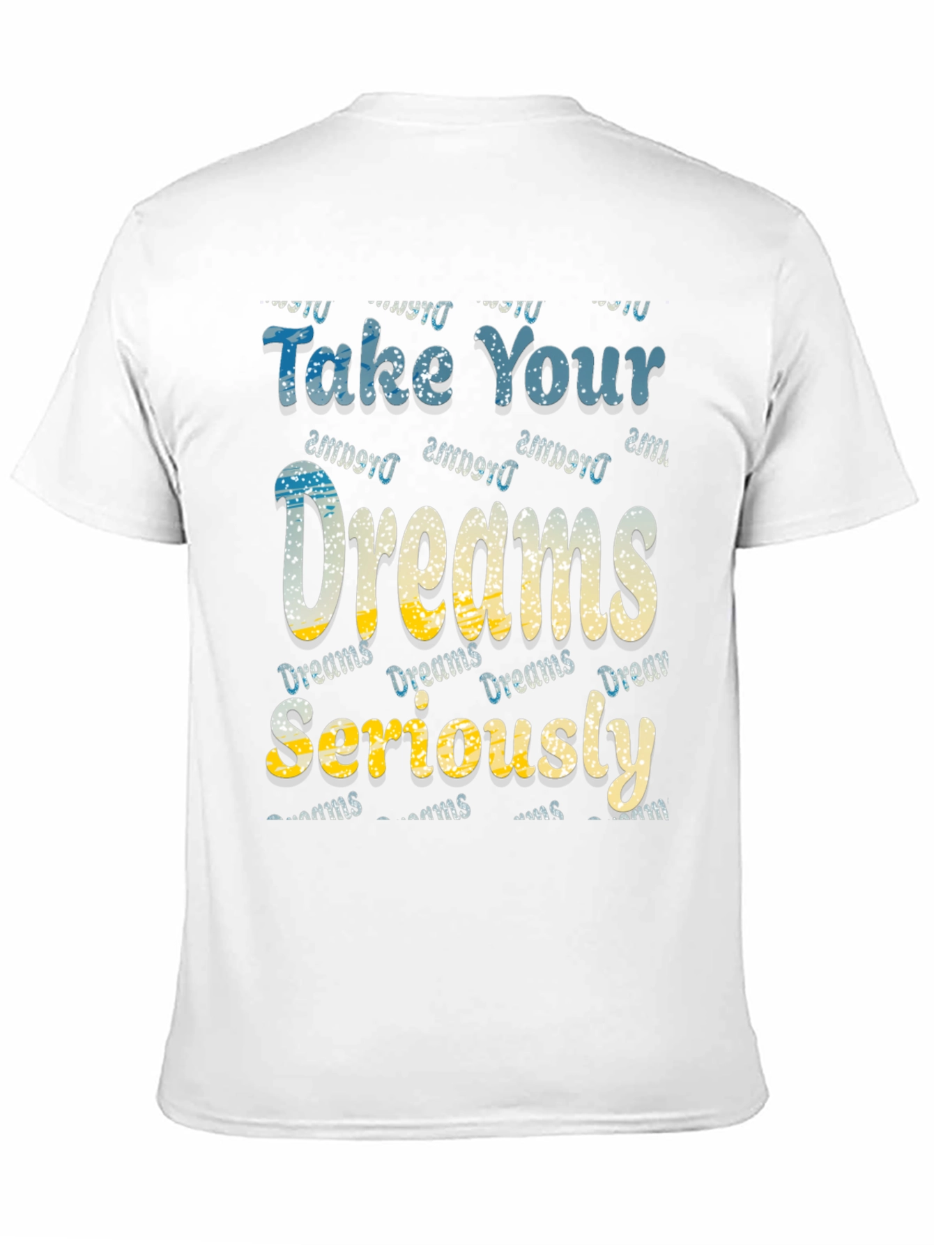 Black Dreams Motivational Graphic Tee view 11