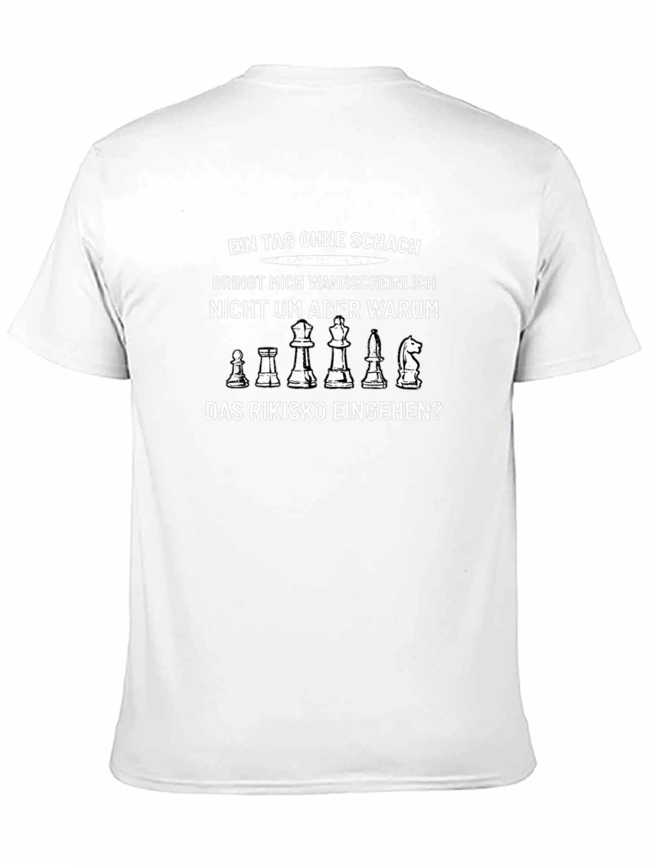 Black Chess T-Shirt - "A Day Without Chess" Graphic Tee view 11