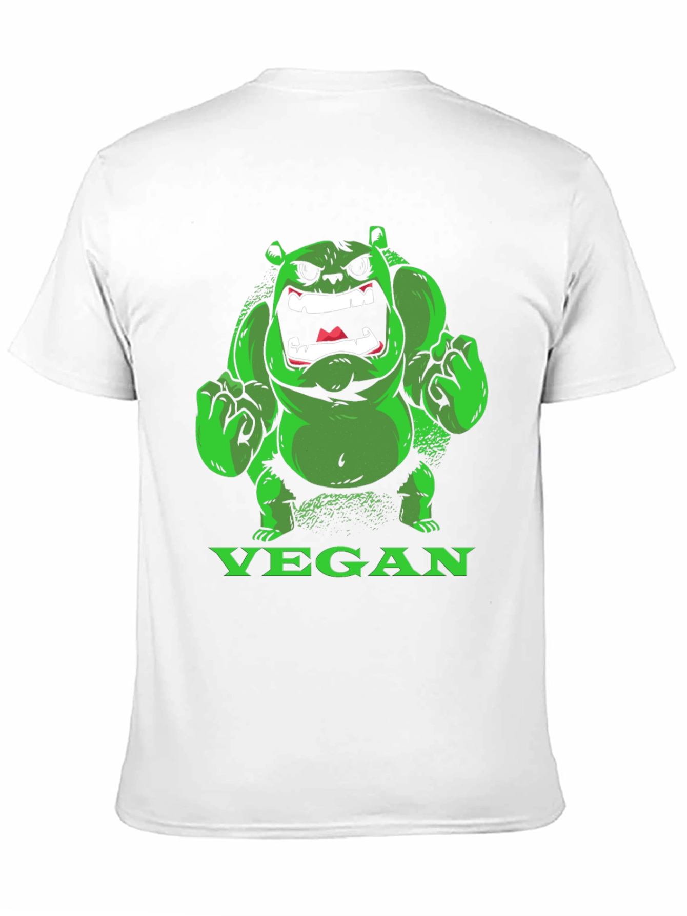 Vegan Hulk T-Shirt - Green Monster Tee - 11