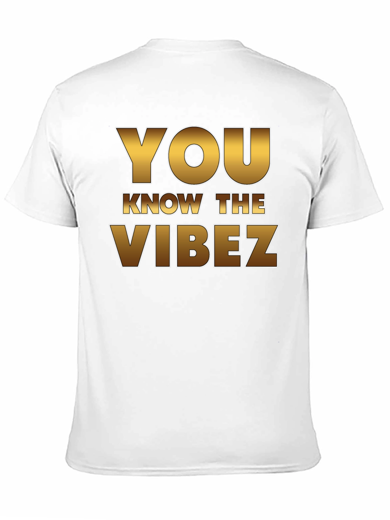 Black You Know the Vibez Graphic Tee - Black Cotton T-Shirt view 11