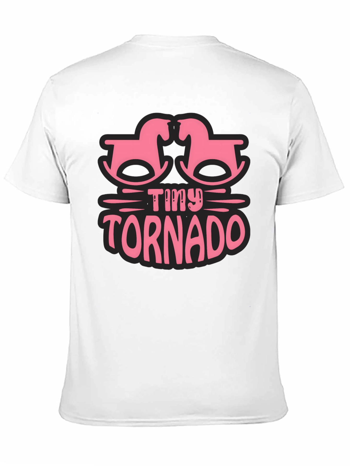 Black Tiny Tornado Rocking Horse Graphic Tee view 11