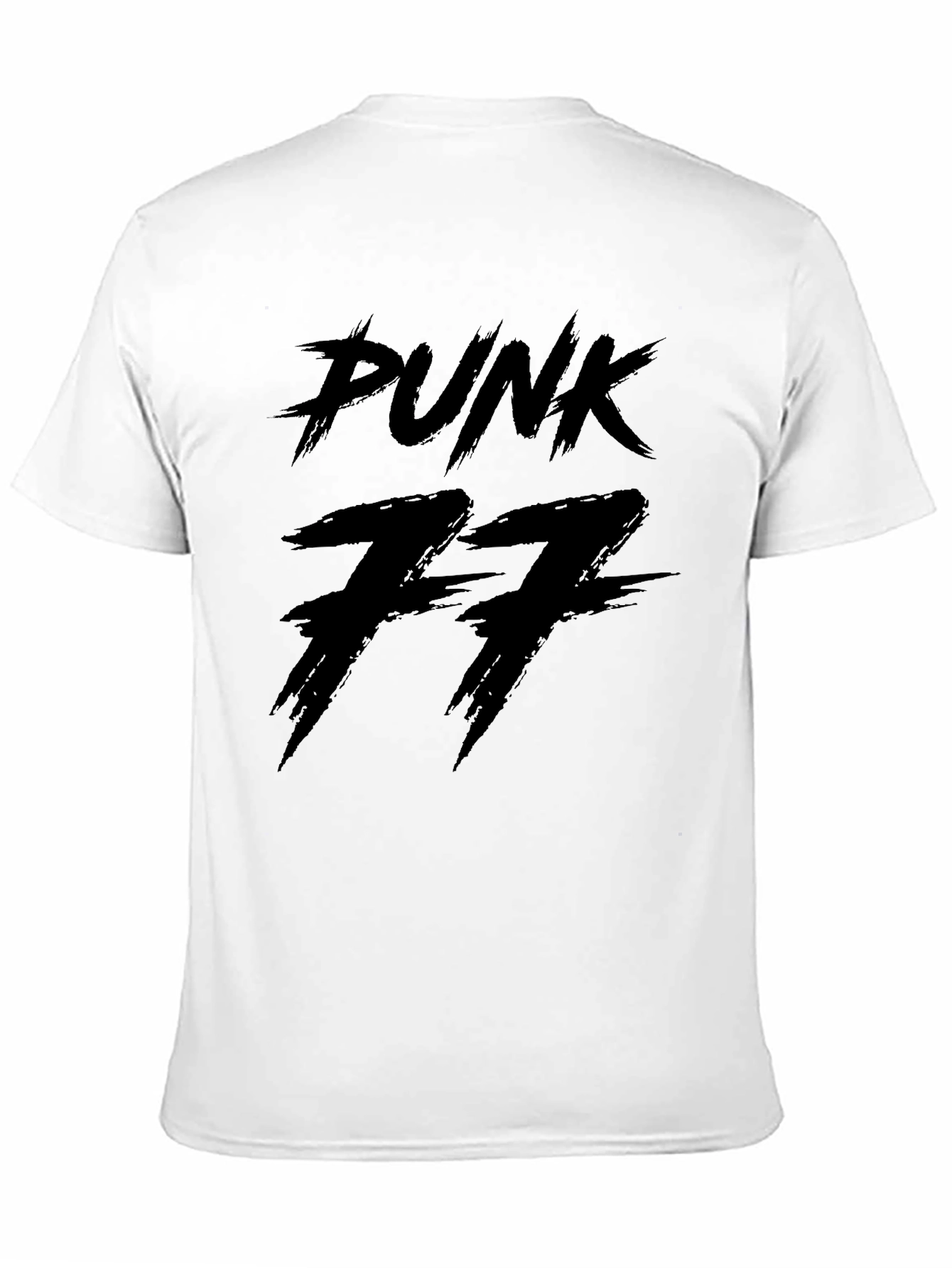 Black Punk 77 Black Graphic Tee view 11