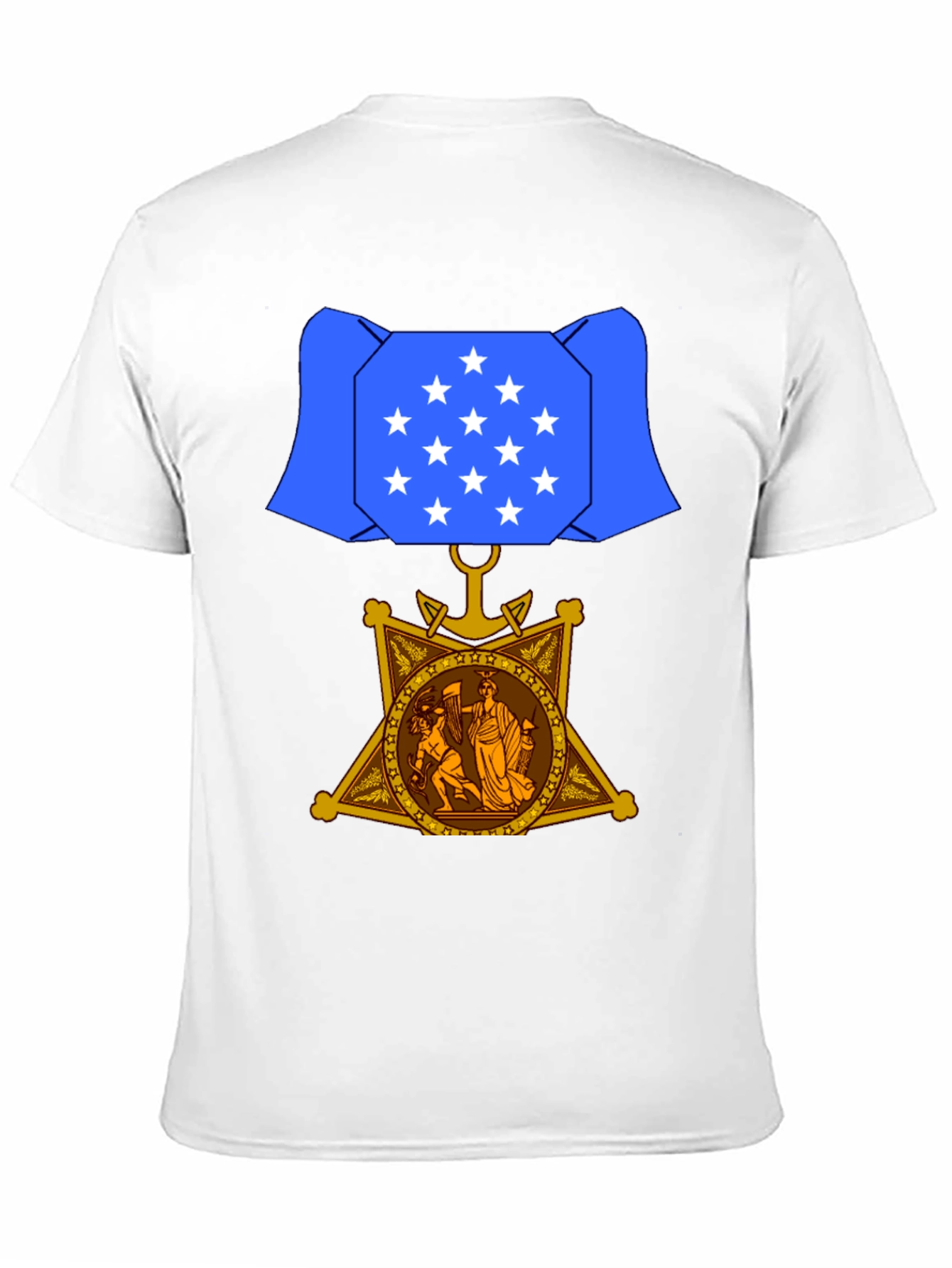 Patriotic Medal Graphic T-Shirt - 11