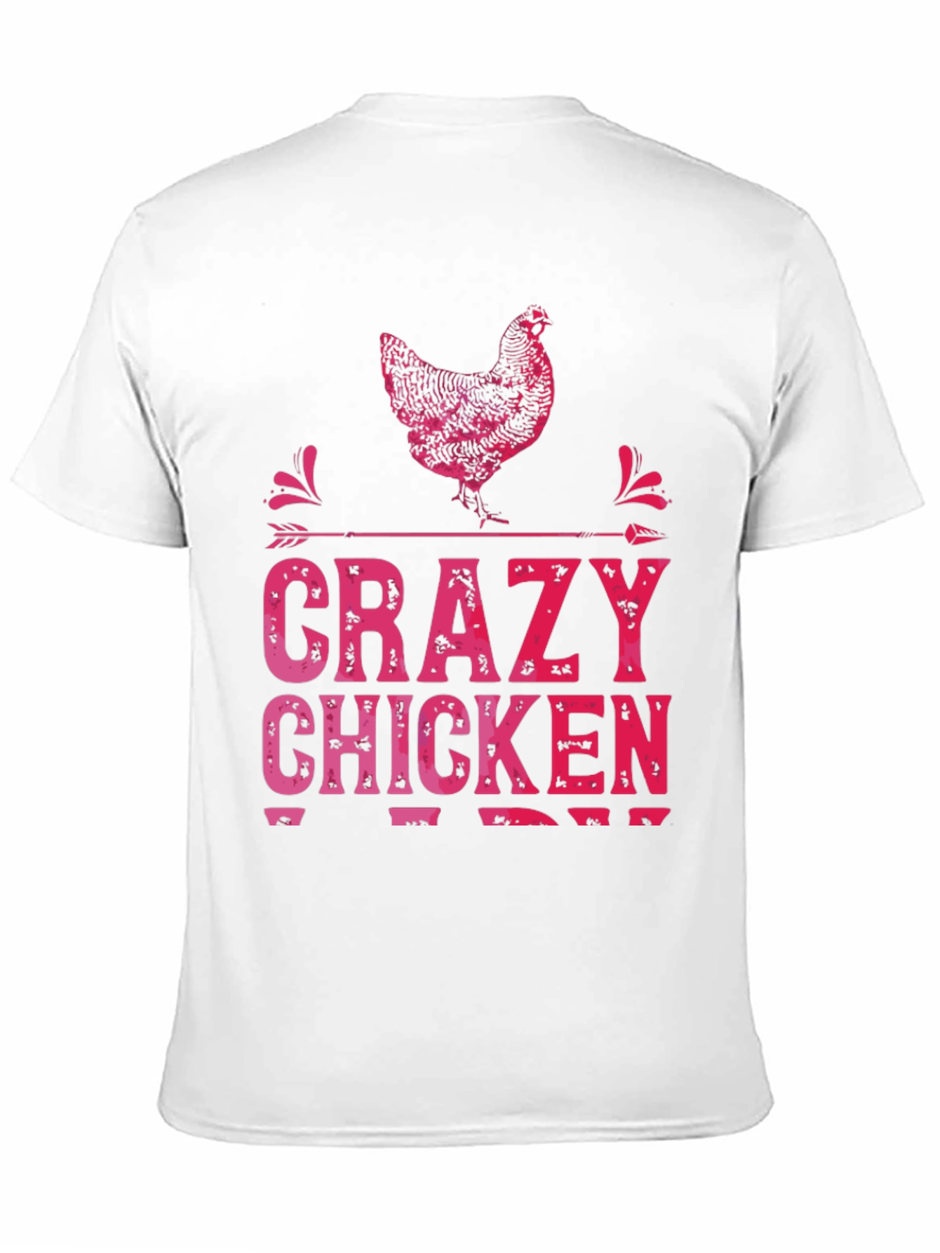 Crazy Chicken Graphic Tee - Fun Animal Lover Shirt - 11