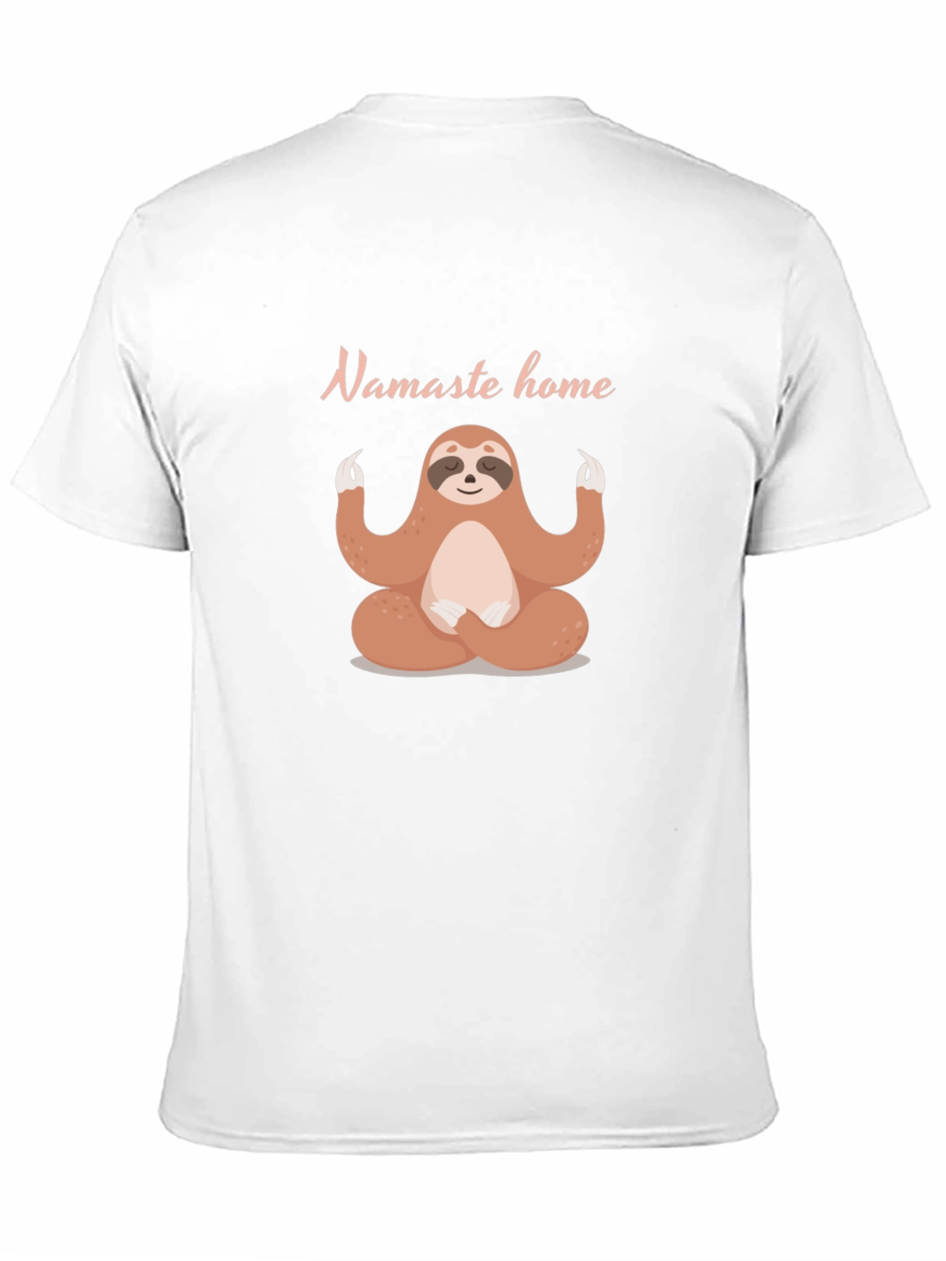 Namaste Home Sloth Meditation T-Shirt - 11