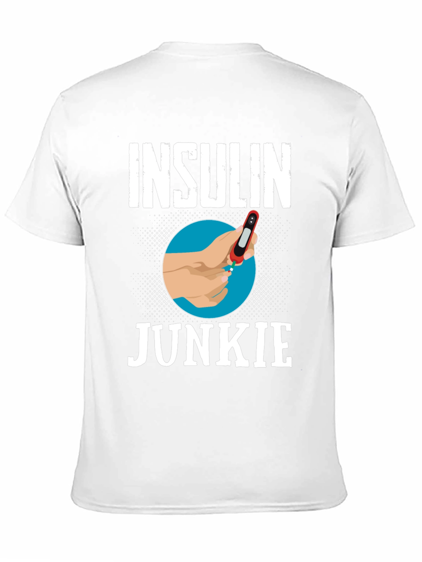 Black Insulin Junkie Graphic Tee view 11