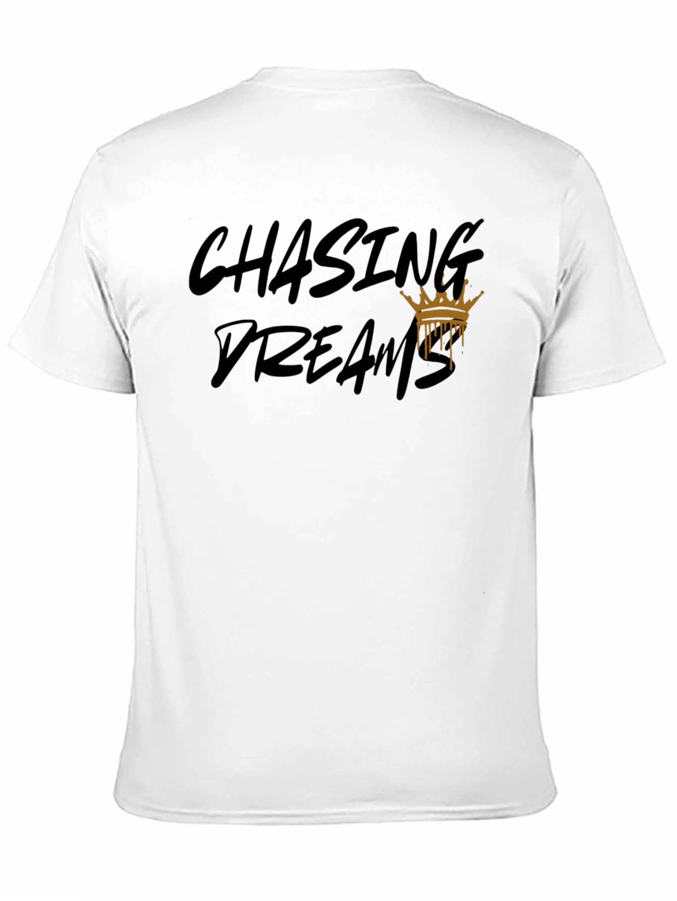 Black Chasing Dreams Graphic T-Shirt view 11