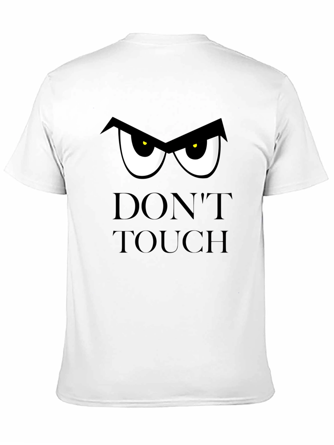 Black Don't Touch T-Shirt: Funny Graphic Tee view 11