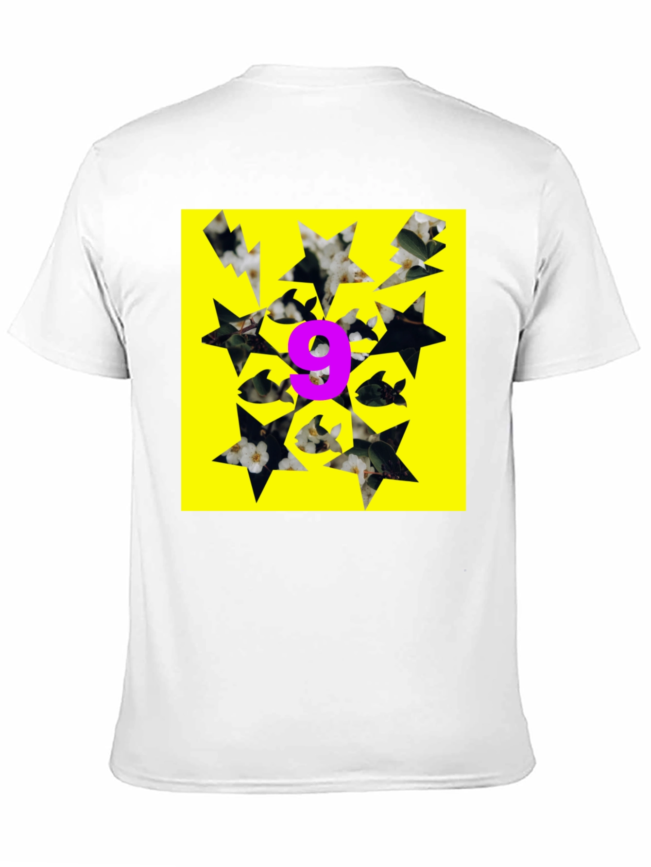 Black Graphic Tee - Nine Fish Star Yellow view 11