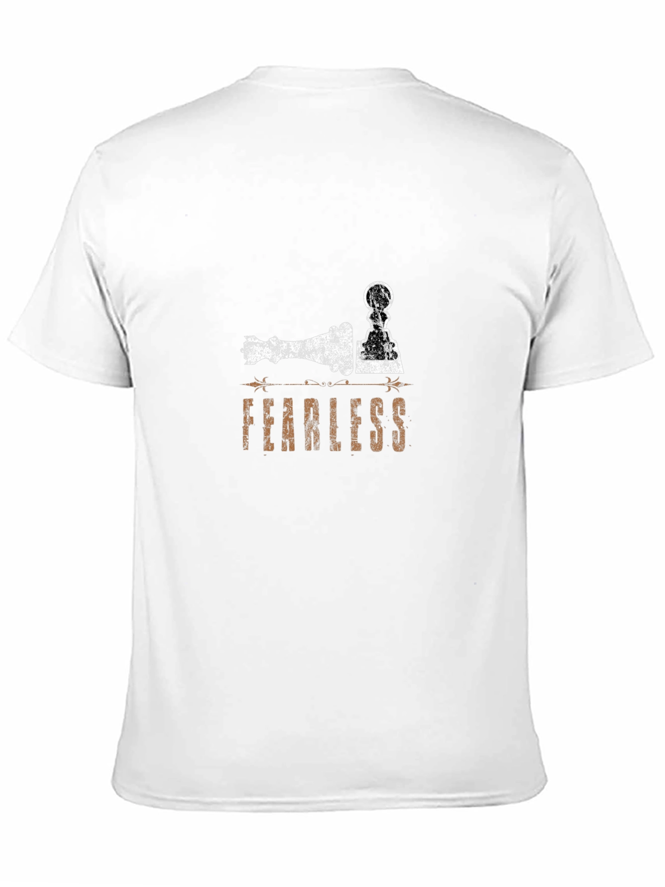 Black Fearless Chess Graphic Tee - Black view 11