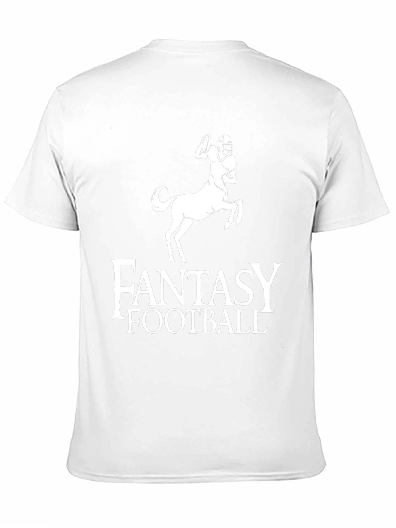 Black Fantasy Football Centaur T-Shirt view 11