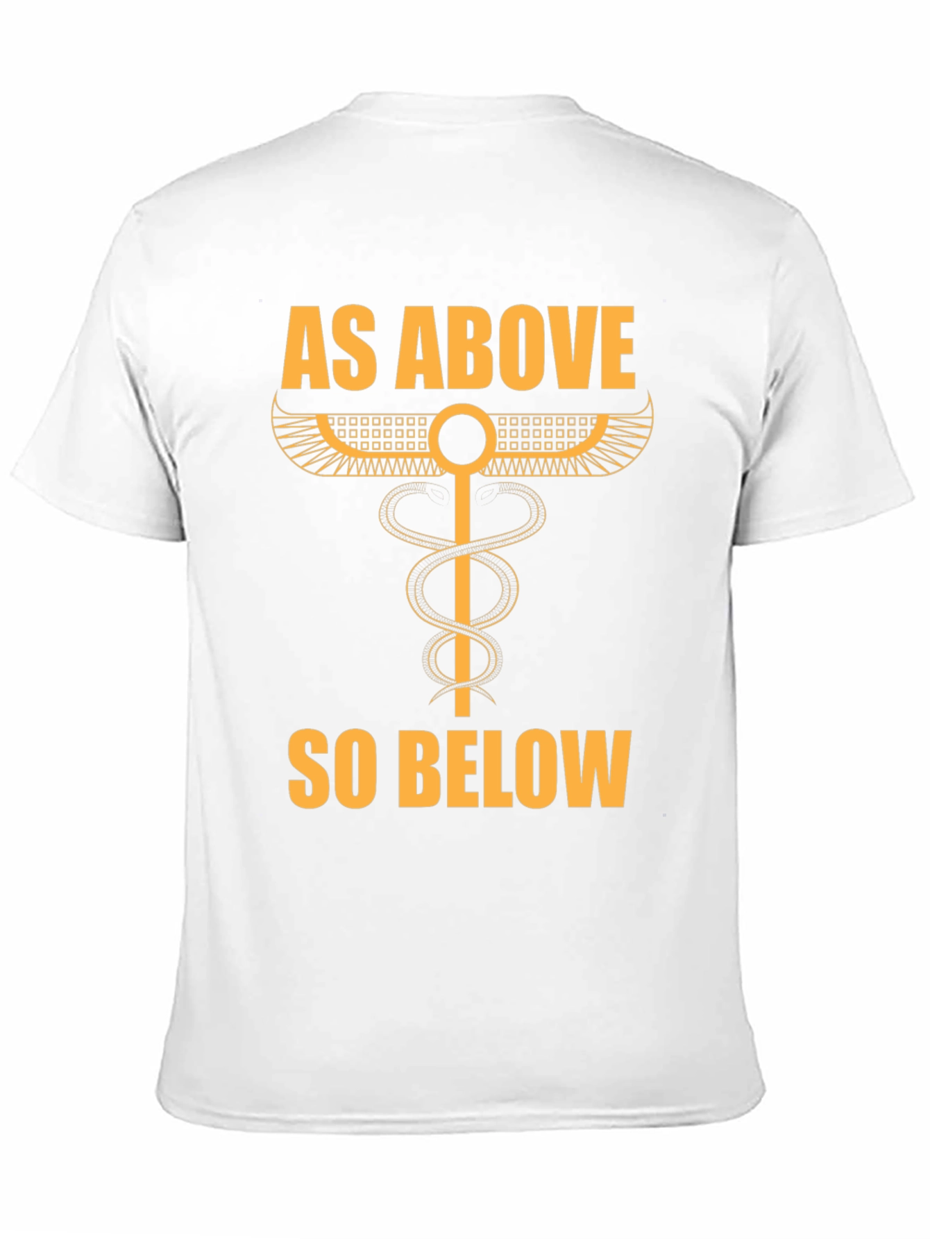 Black As Above So Below Occult T-Shirt view 11