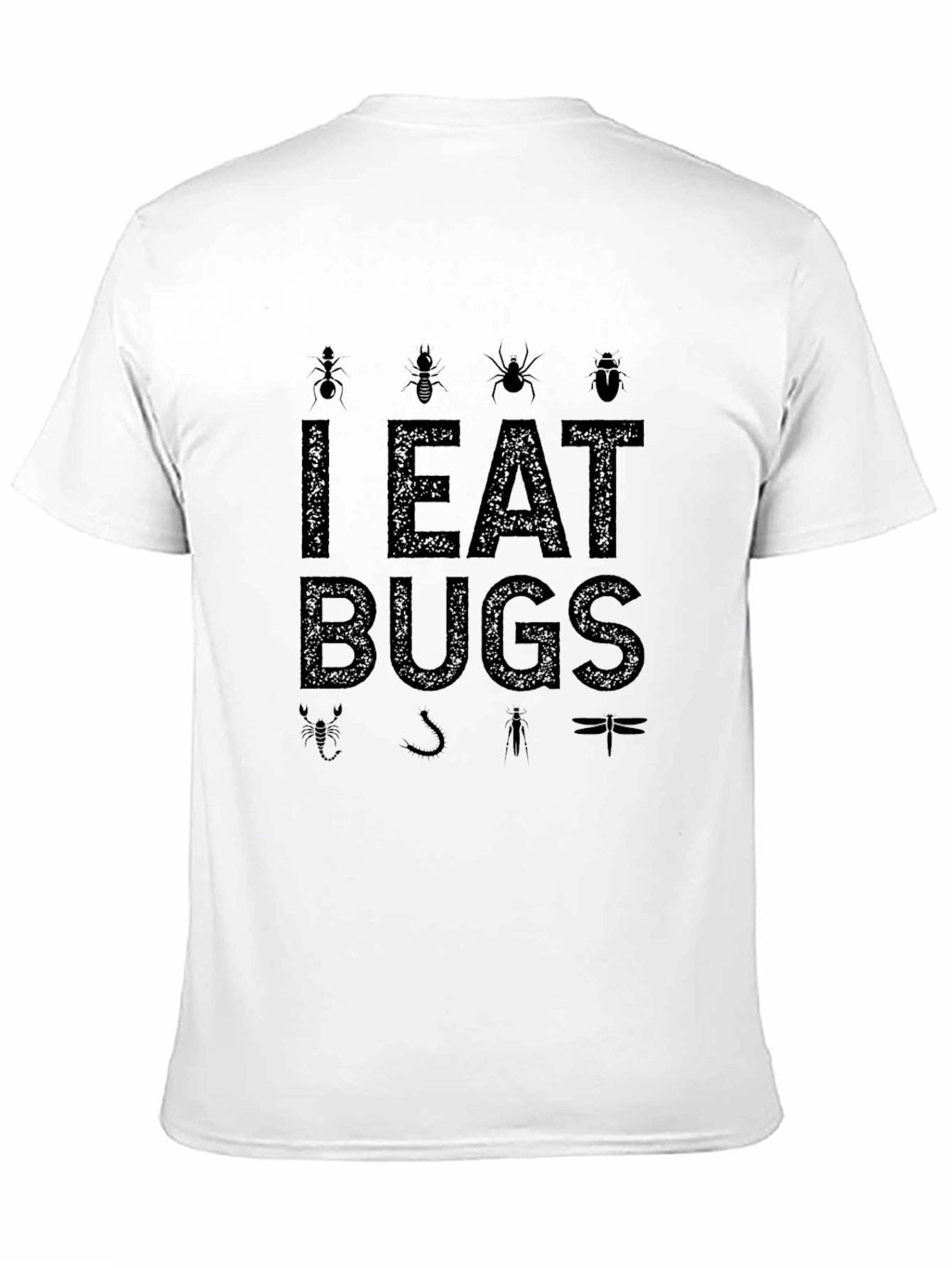 Black I Eat Bugs Graphic T-Shirt view 11
