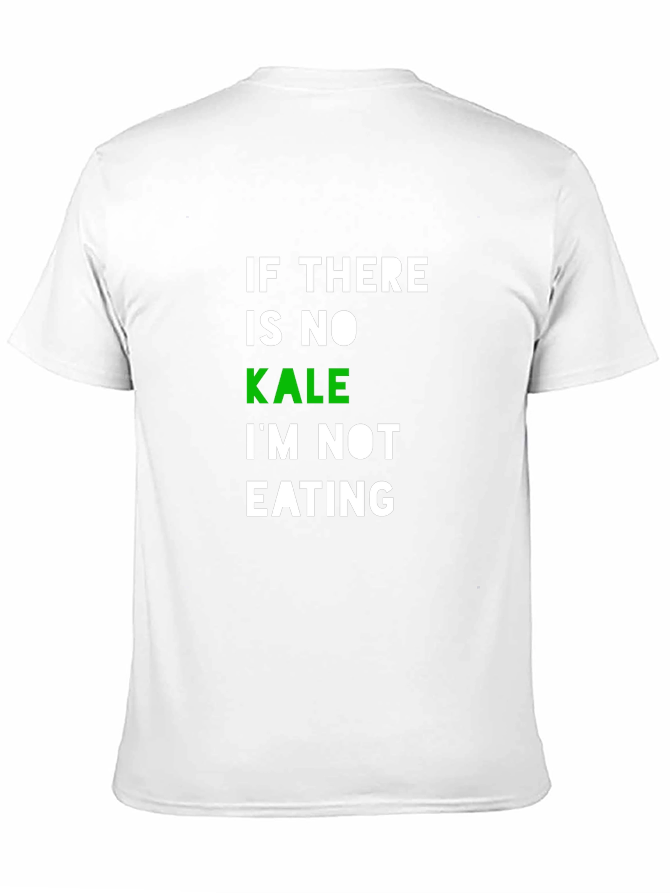 Black Kale Lover T-Shirt - Funny Vegan Tee view 11