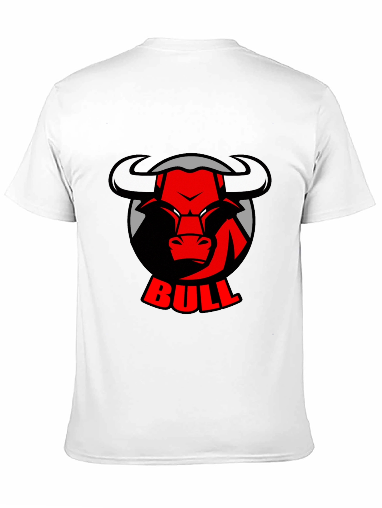 Black Bold Bull Graphic Tee - Black Cotton T-Shirt view 11