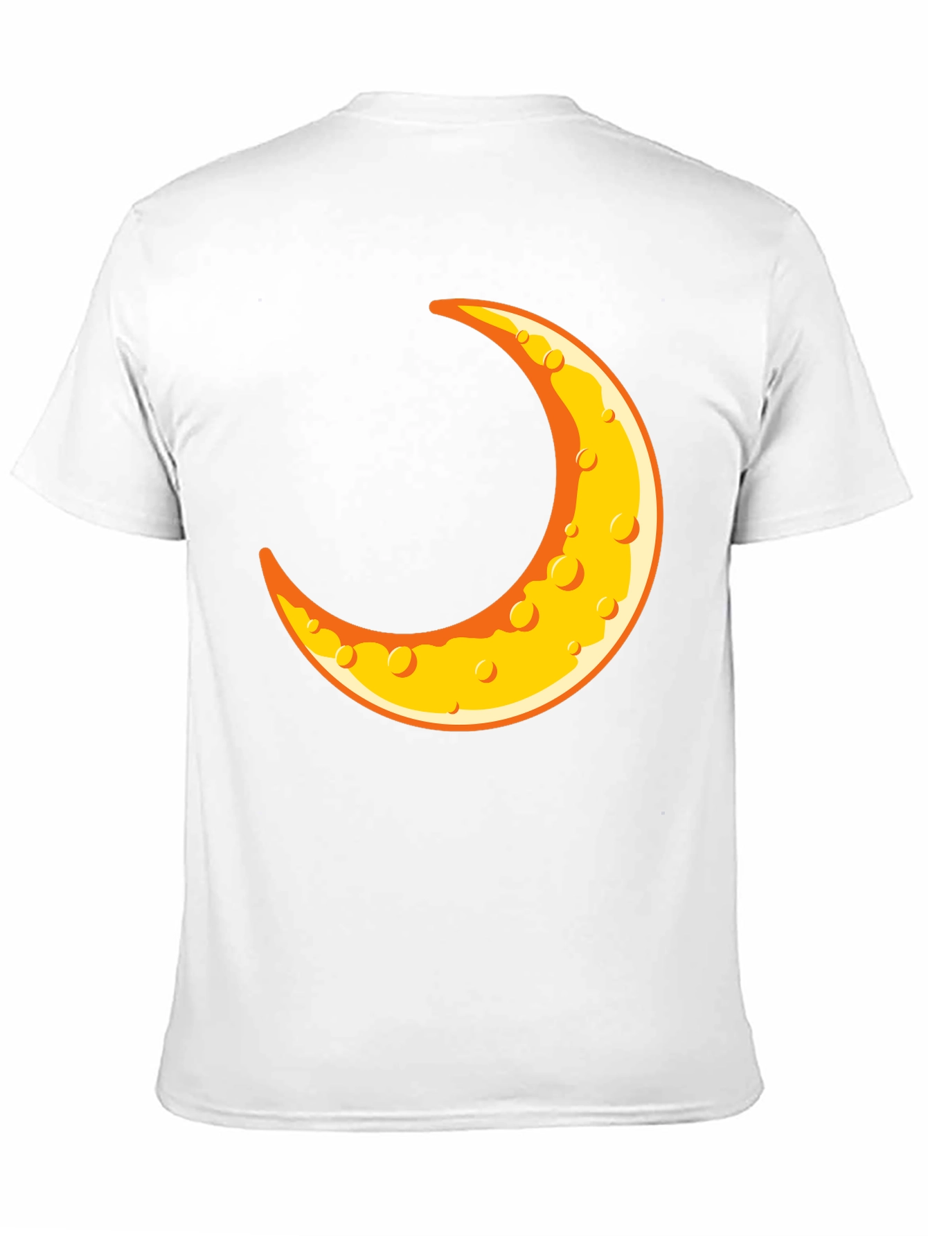 Black Crescent Moon Graphic T-Shirt - Black Crew Neck Tee view 11