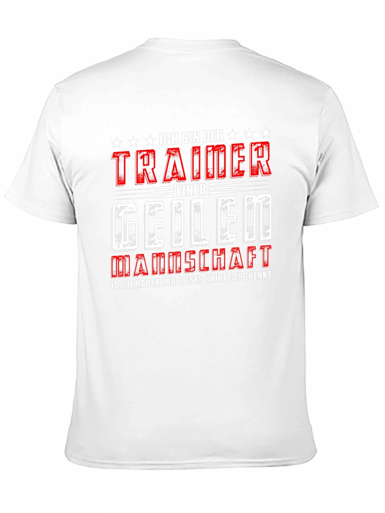 Black Funny German Trainer T-Shirt "I'm the Trainer" view 11