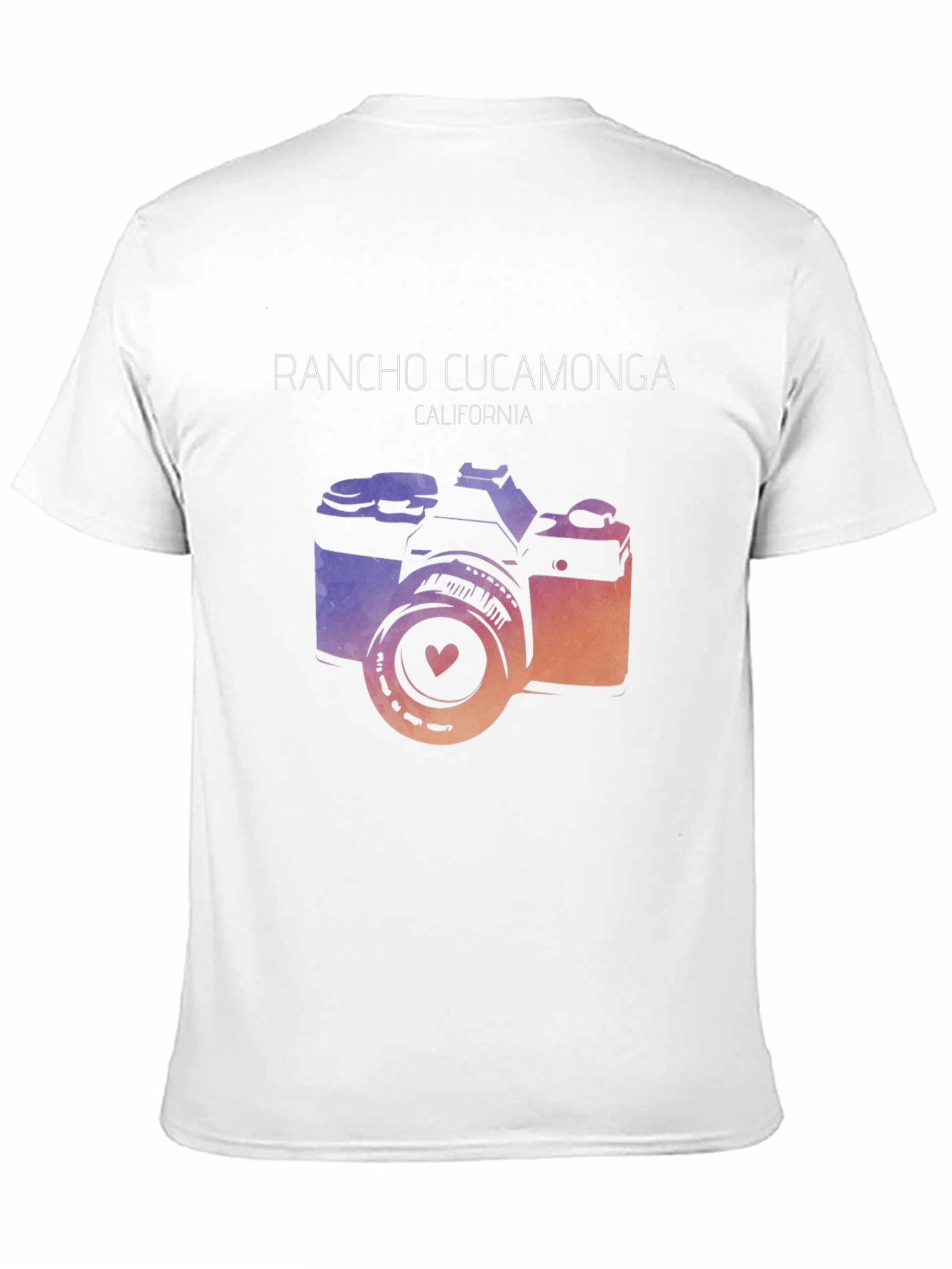 Black Rancho Cucamonga Camera Graphic Tee view 11