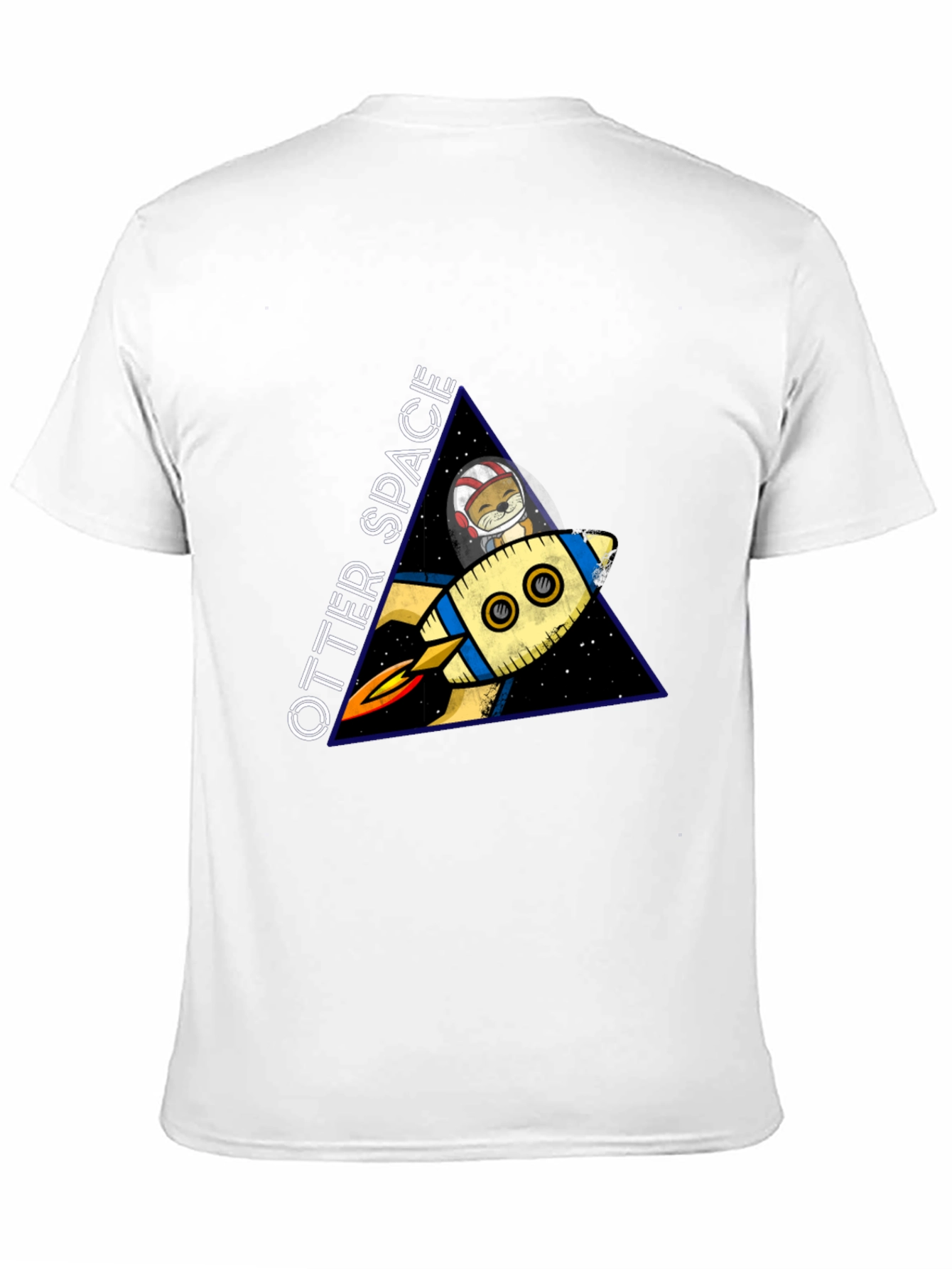 Black Otter Space T-Shirt view 11