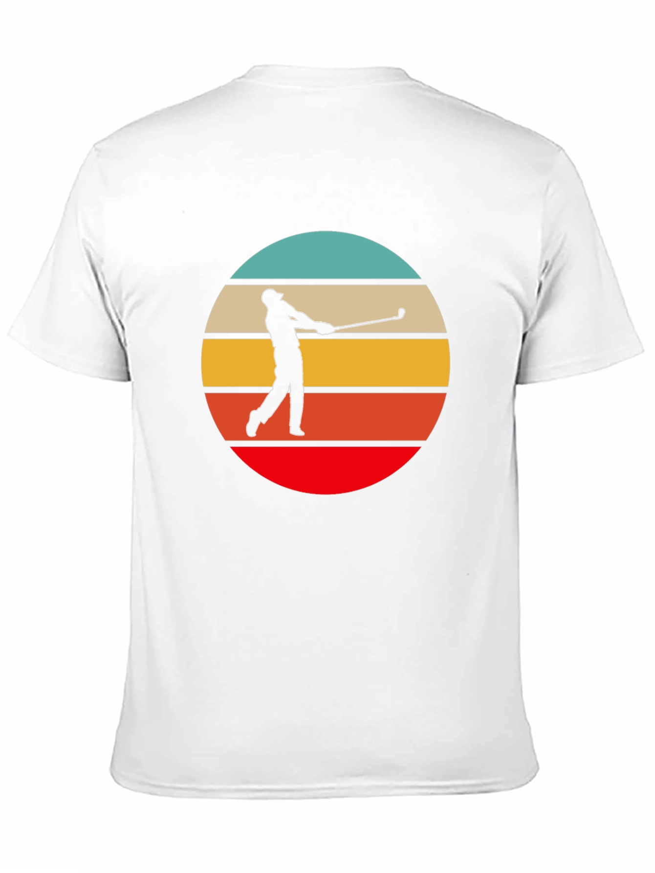 Black Retro Golfer Graphic Tee view 11