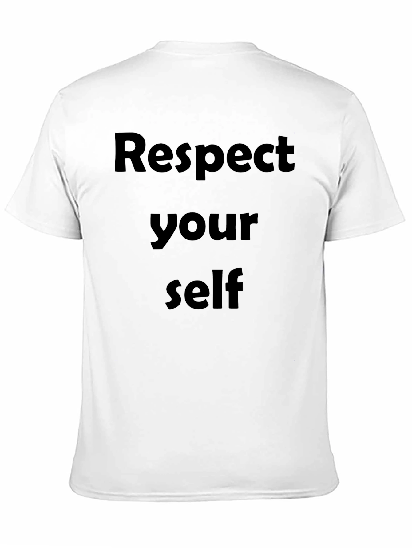 Black Respect Yourself Graphic T-Shirt - Soft Cotton Blend view 11