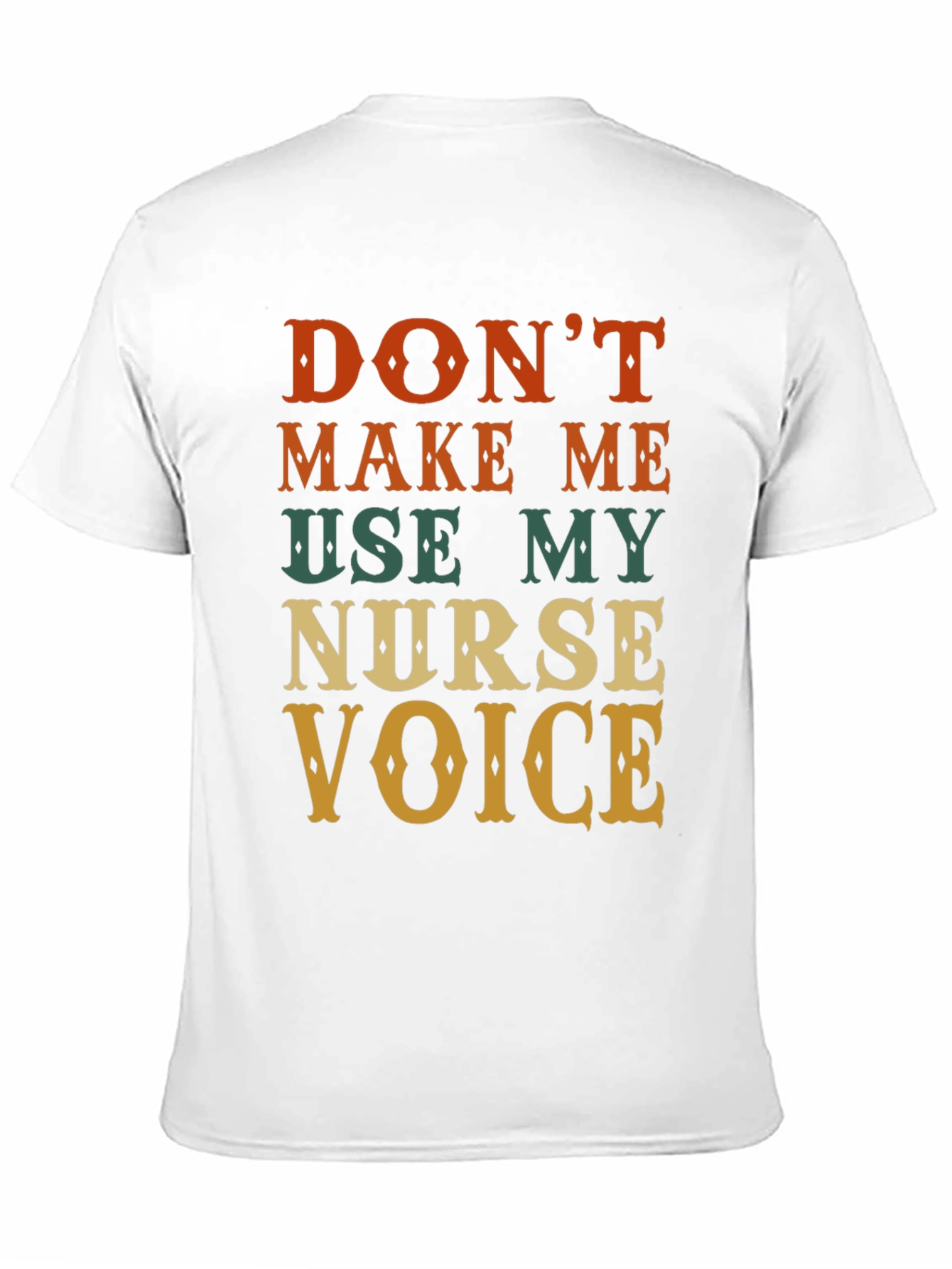 Black Nurse Voice T-Shirt - Funny Novelty Tee view 11