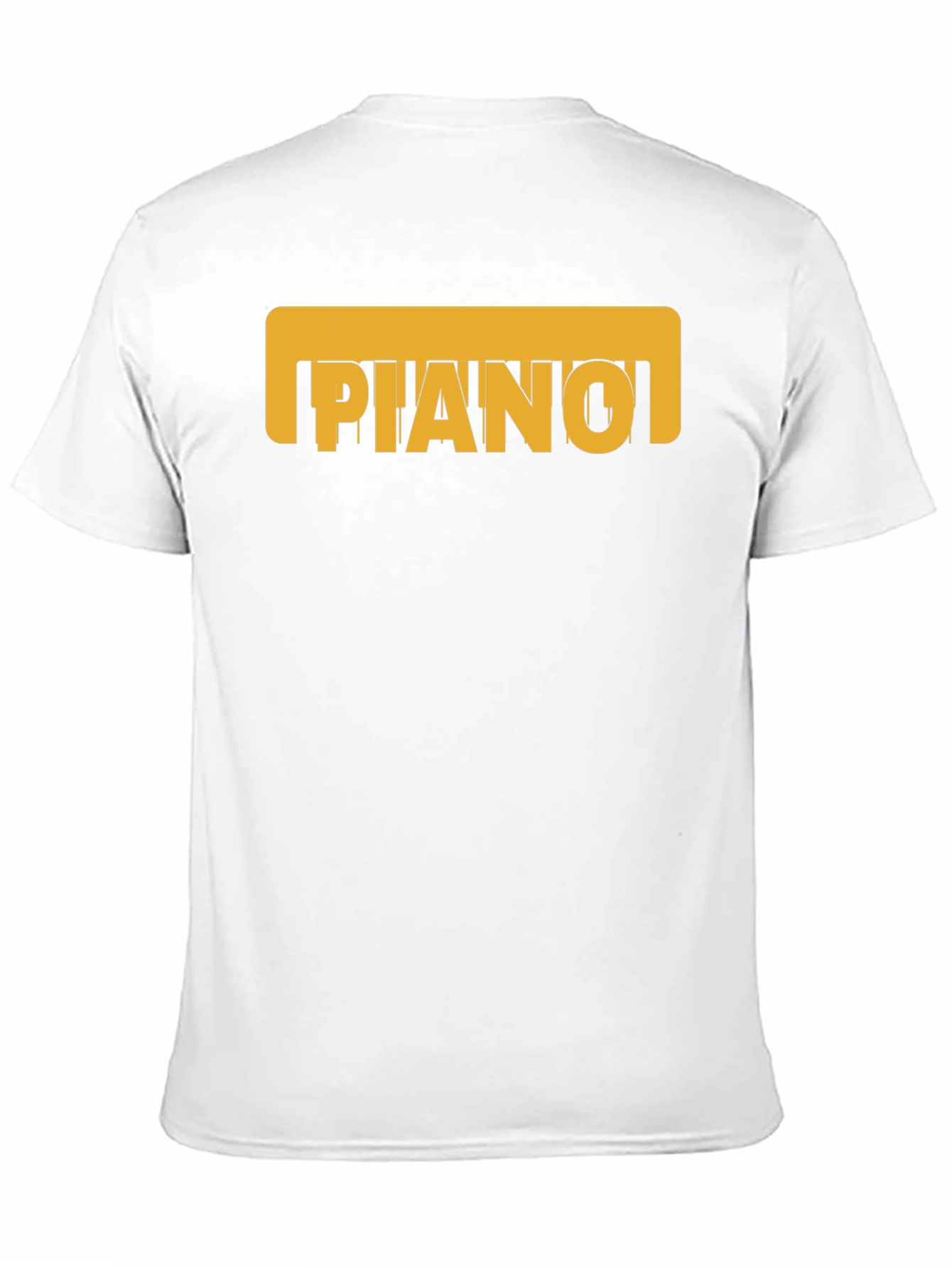 Black Piano Graphic Tee - Black Cotton Blend Comfort view 11