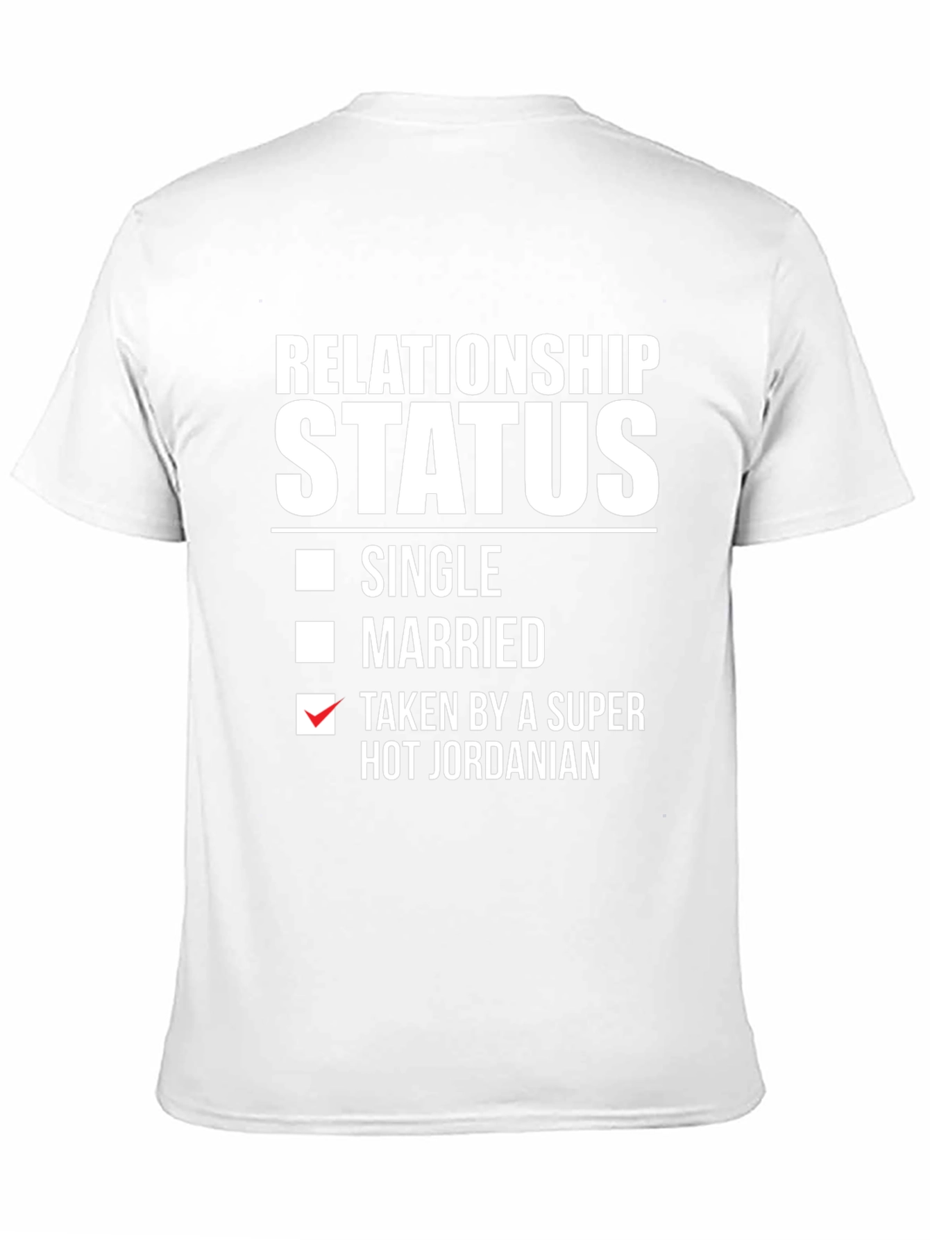 Black Relationship Status T-Shirt - Taken by Jordanian view 11