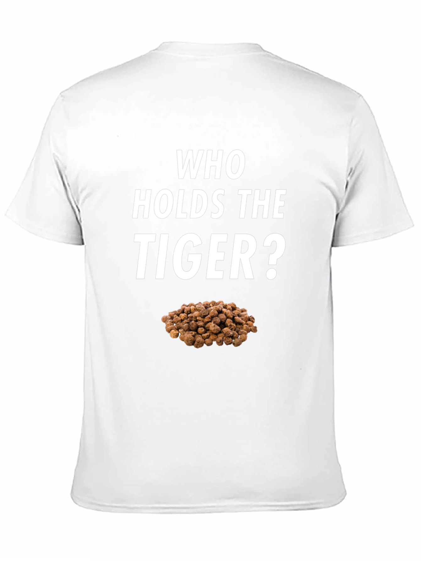Black Who Holds the Tiger Nuts Black T-Shirt view 11