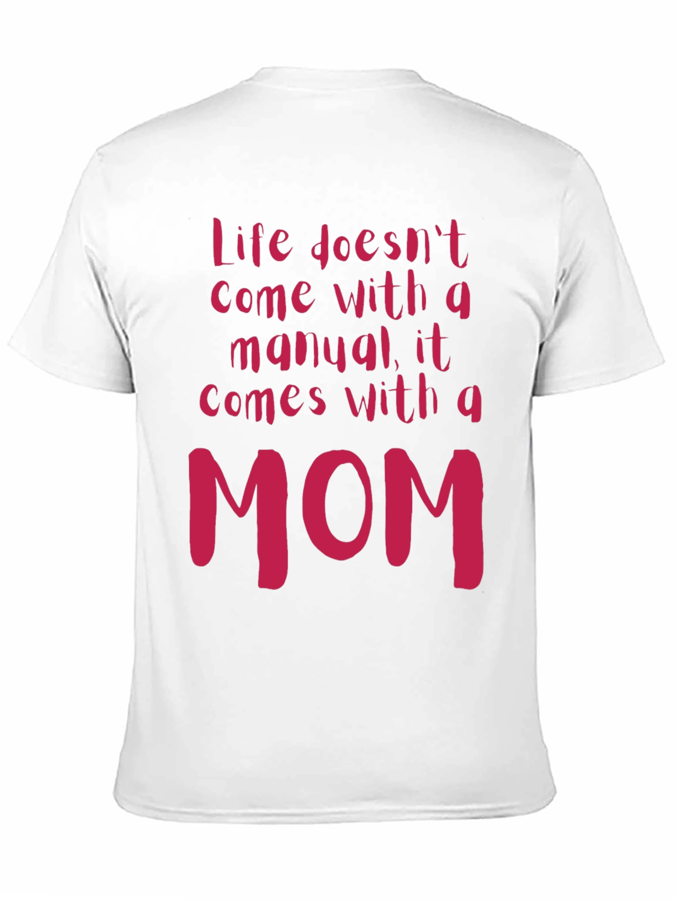 Black Life Comes with a Mom Graphic Tee - Unisex Black T-Shirt view 11