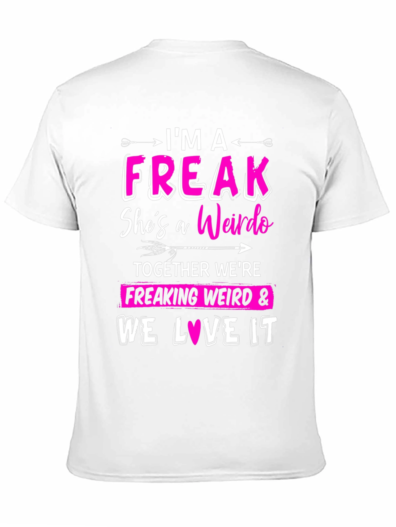Black Freak & Weirdo Matching T-Shirt view 11