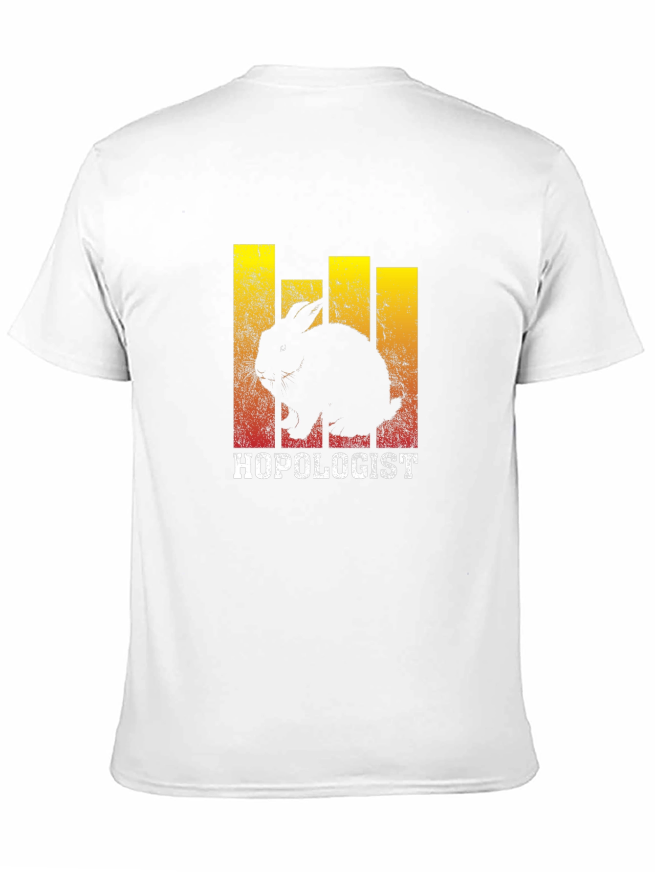 Black Hopologist Rabbit Graphic Tee - Black Cotton T-Shirt view 11